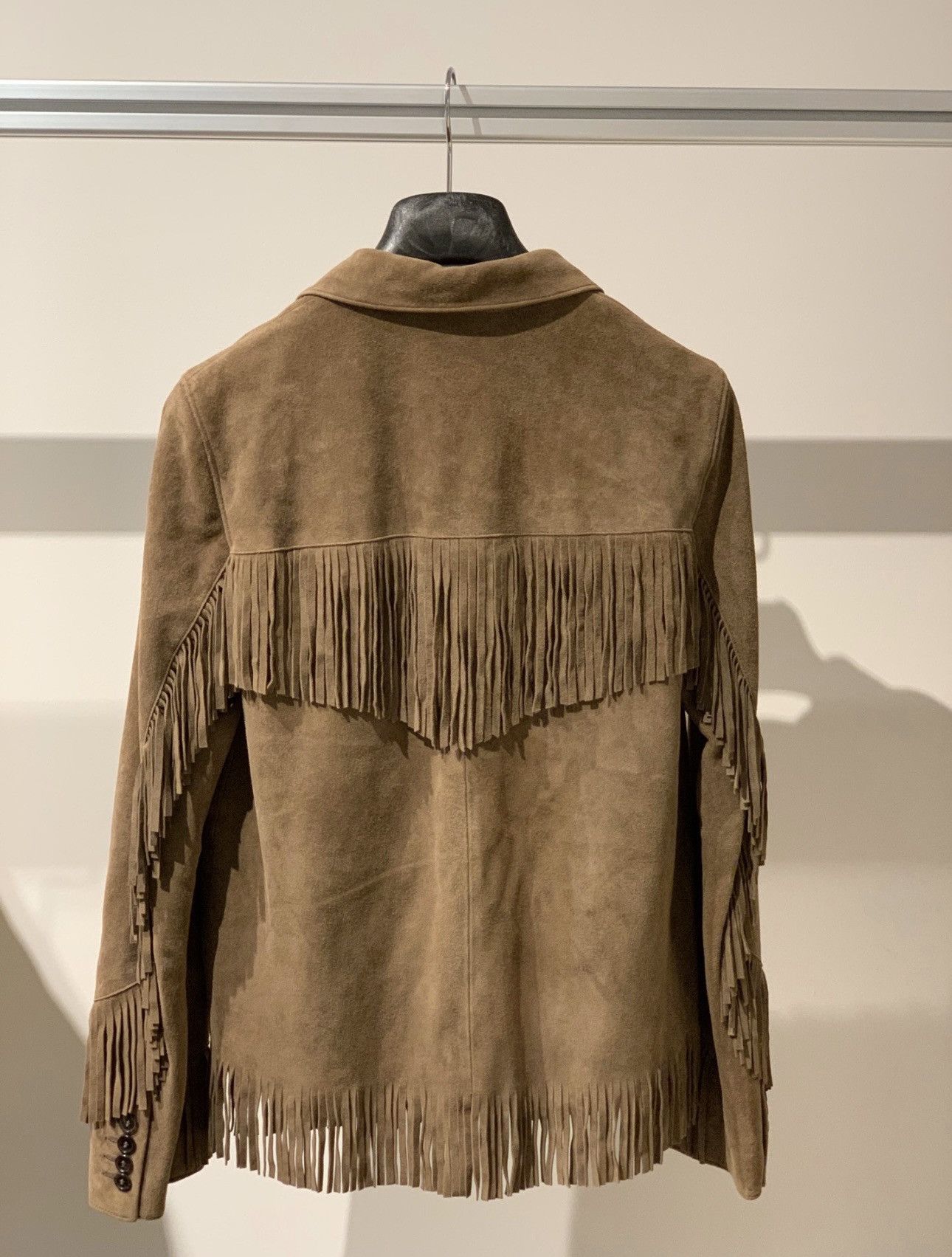 Saint Laurent Paris × Yves Saint Laurent Saint Laurent brown suede jacket tassels Size US M / EU 48-50 / 2 - 3 Thumbnail
