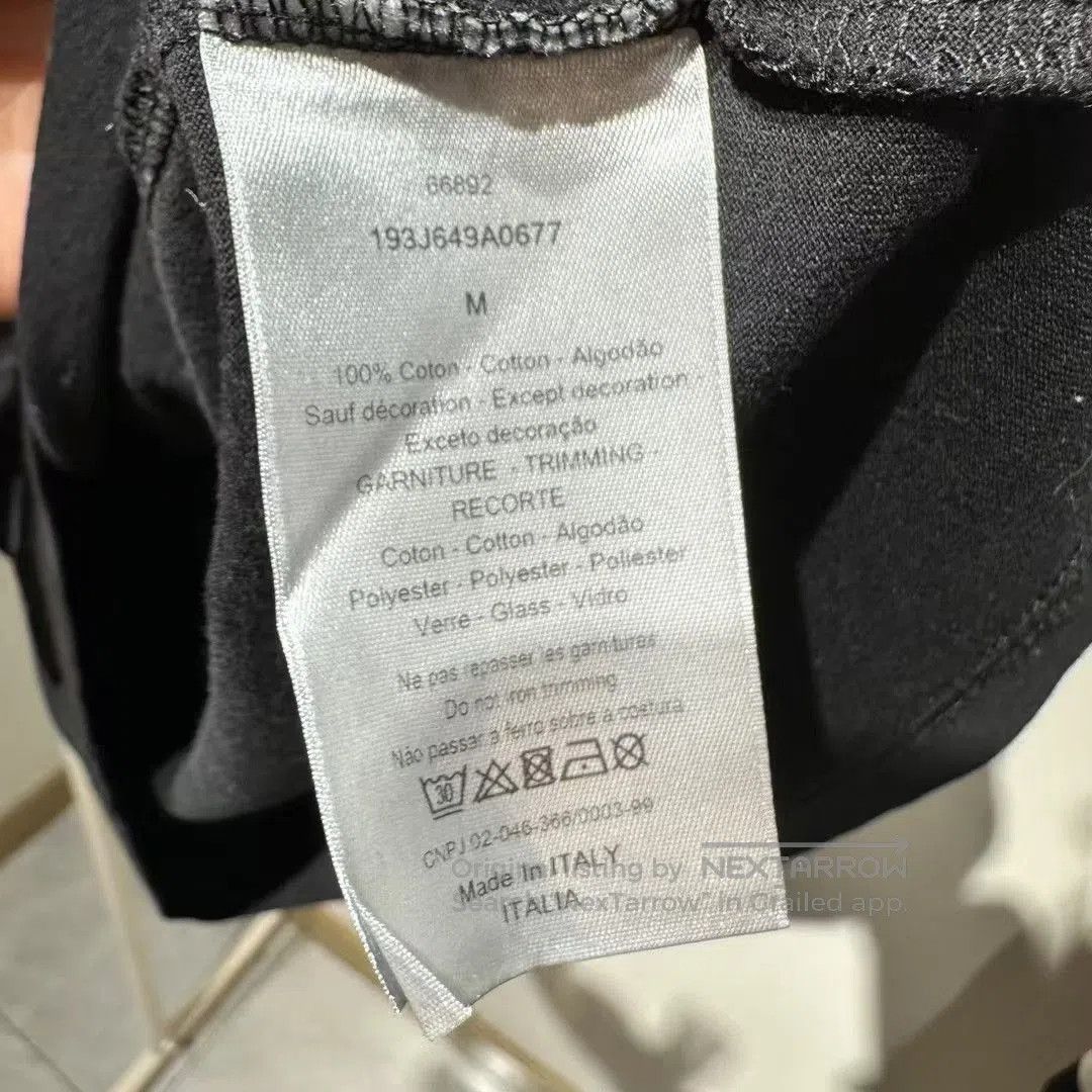 Dior dior x sacai green embroidered short sleeve t-shirt. Size US M / EU 48-50 / 2 - 5 Thumbnail