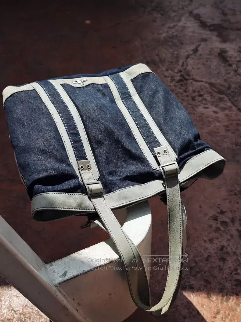 Vivienne Westwood Vivienne Westwood size os Denim color block tote bag Size ONE SIZE - 2 Thumbnail