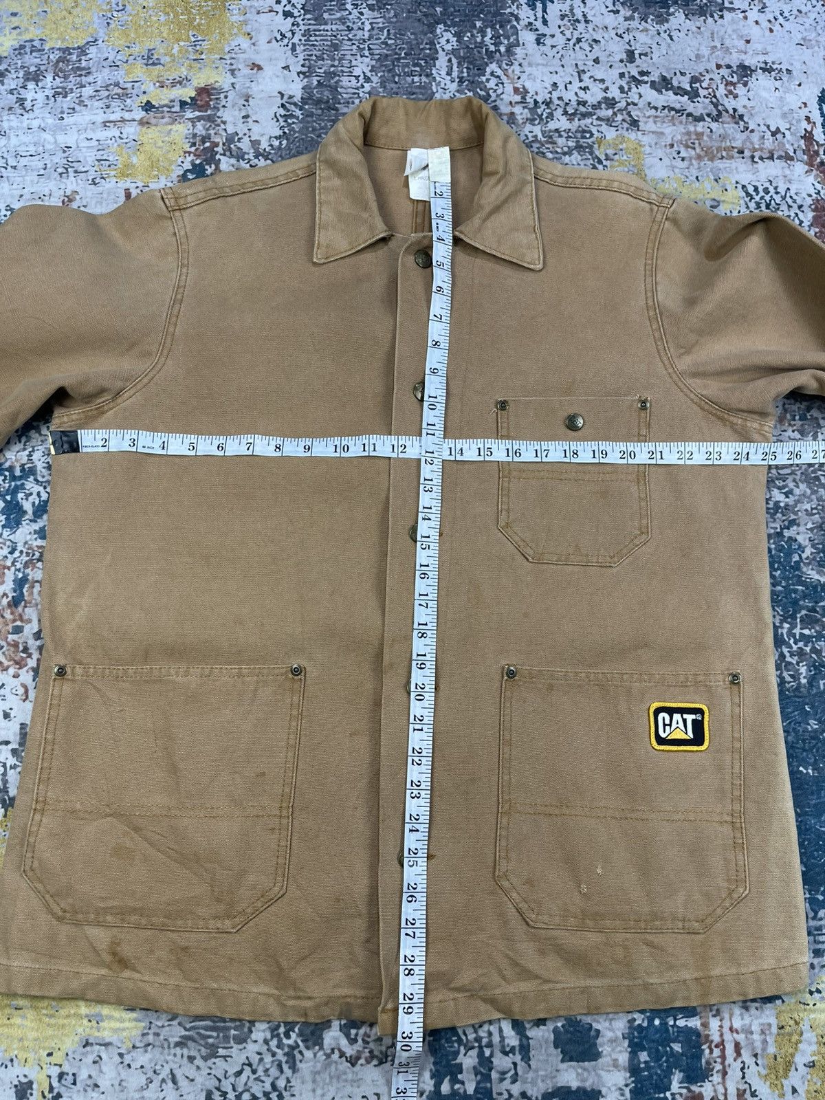 Caterpillar Vtg Caterpillar Duck Canvas Work Chore Jacket Size US L / EU 52-54 / 3 - 11 Thumbnail