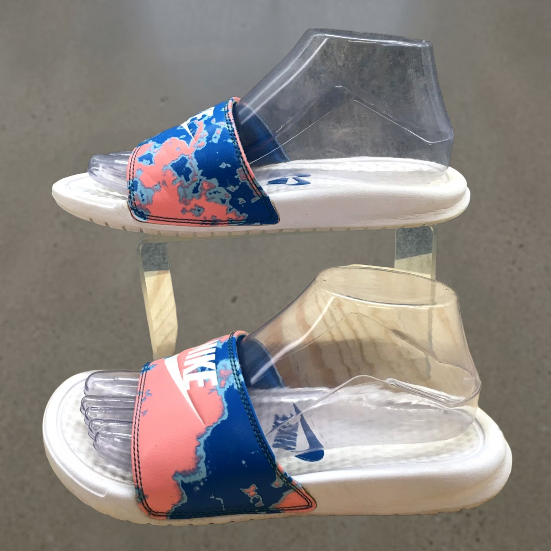 Nike Nike Benassi JDI Sandals Womens 6 Multicolor Print Slides Open Toe Casual Womens Shoes Size US 6 / IT 36 - 1 Thumbnail
