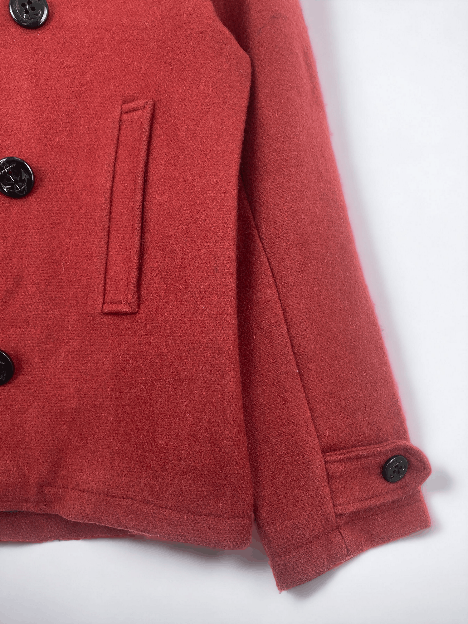 If Six Was Nine Vintage Houston Military Double Breasted Coat Wool Jacket Size US S / EU 44-46 / 1 - 11 Thumbnail