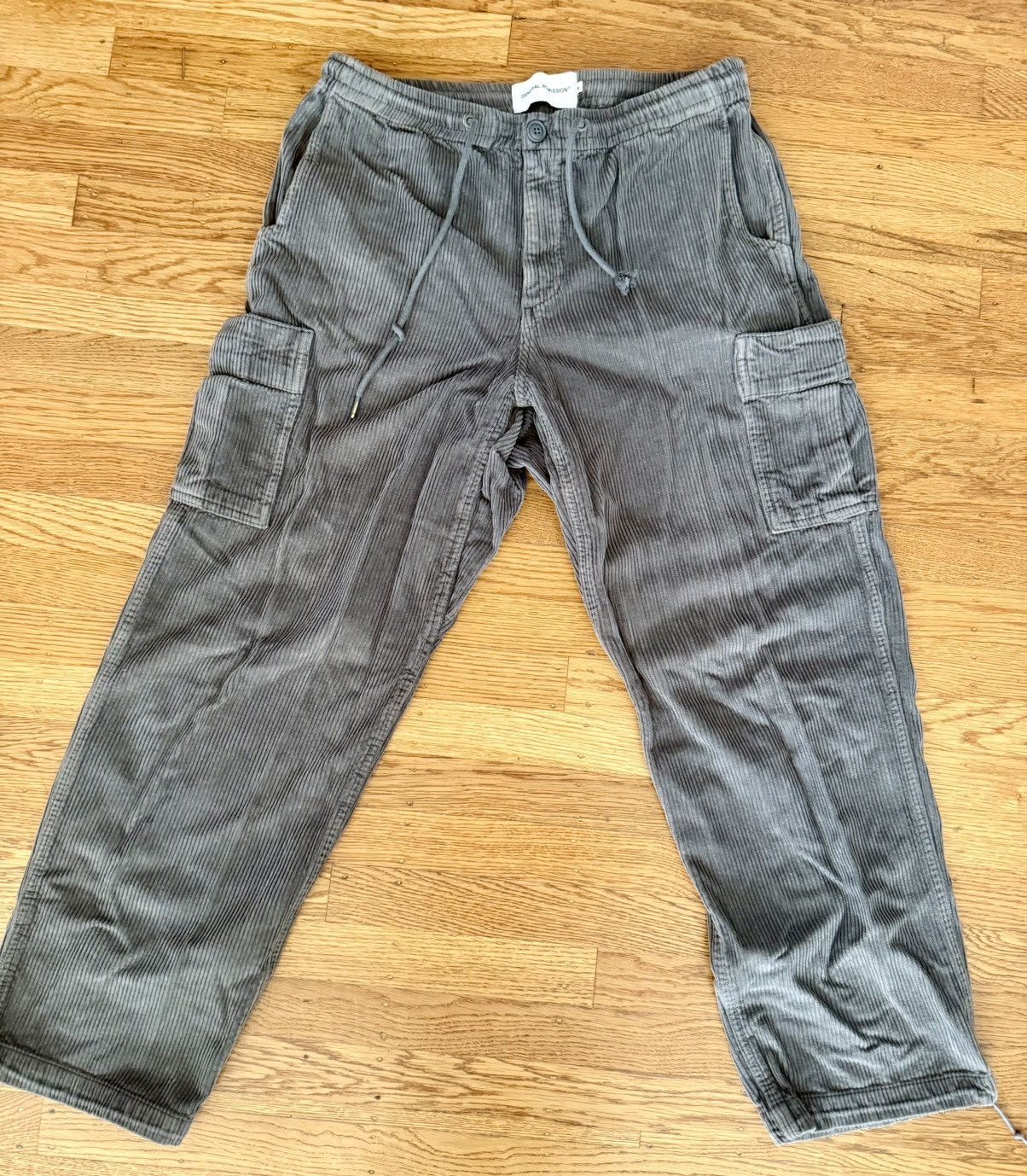 General Admission General Admission Corduroy Cargo Pants – Gray (Size M) Size US 31 - 1 Thumbnail