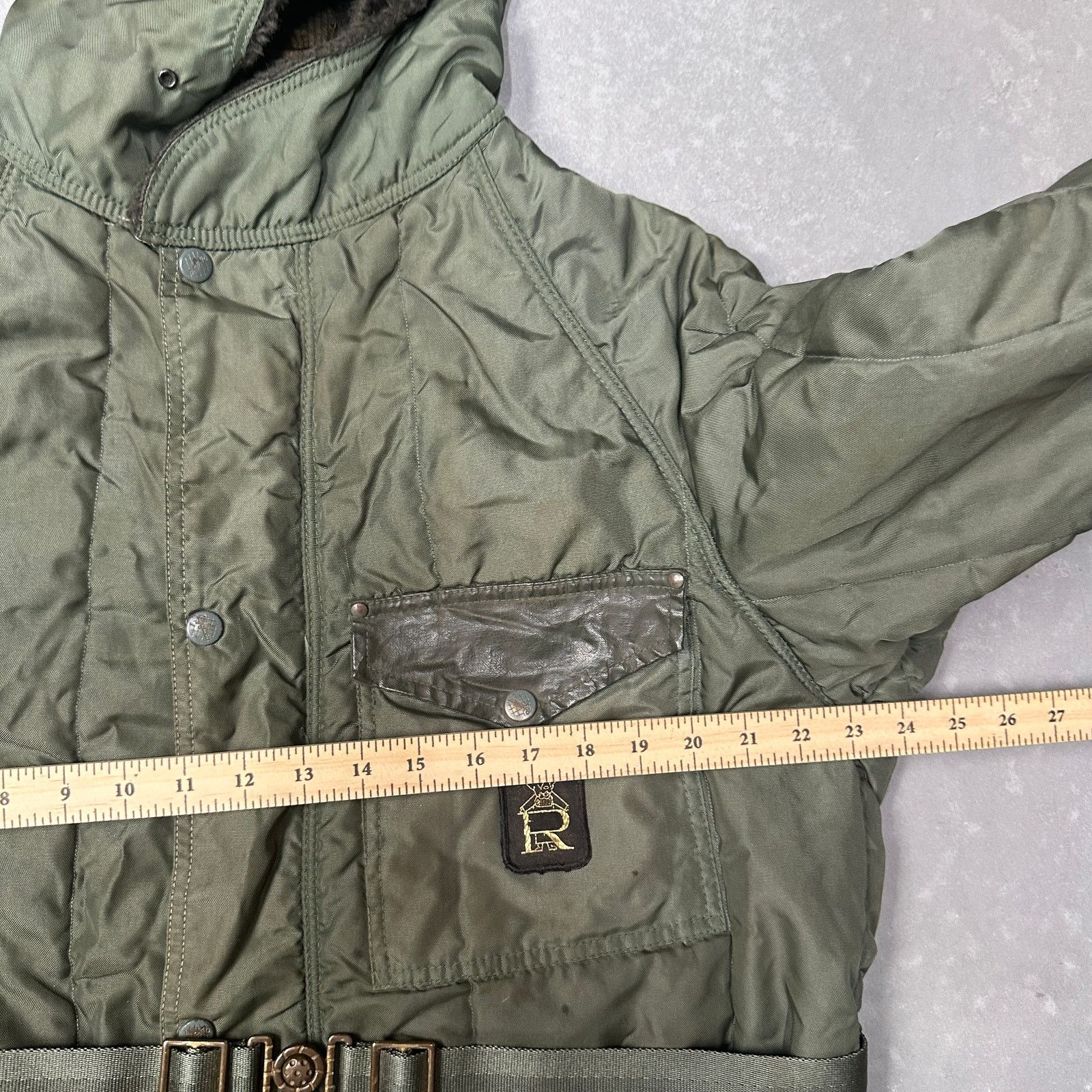 Refrigiwear Vintage RefrigiWear Belted Coat Jacket Mens Large Full Zip Size US L / EU 52-54 / 3 - 3 Thumbnail