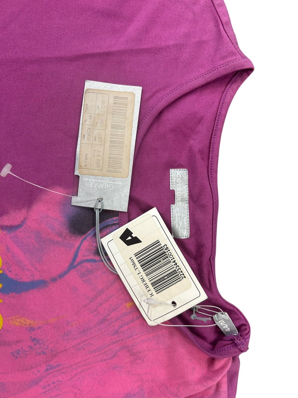 Iceberg Vintage Iceberg TShirt Pink Psychedelic Print Size 44 Size M / US 6-8 / IT 42-44 - 3 Thumbnail