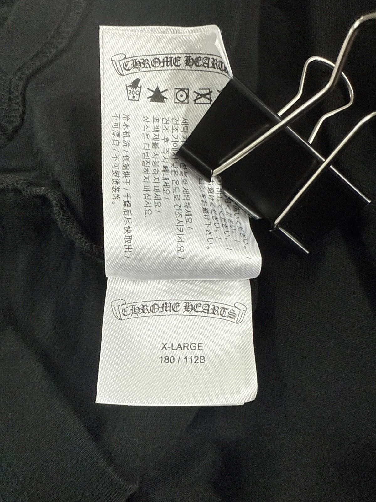 Chrome Hearts CHROME HEARTS 1988 LONG SLEEVE T SHIRT BLACK BLUE Size US XL / EU 56 / 4 - 7 Thumbnail