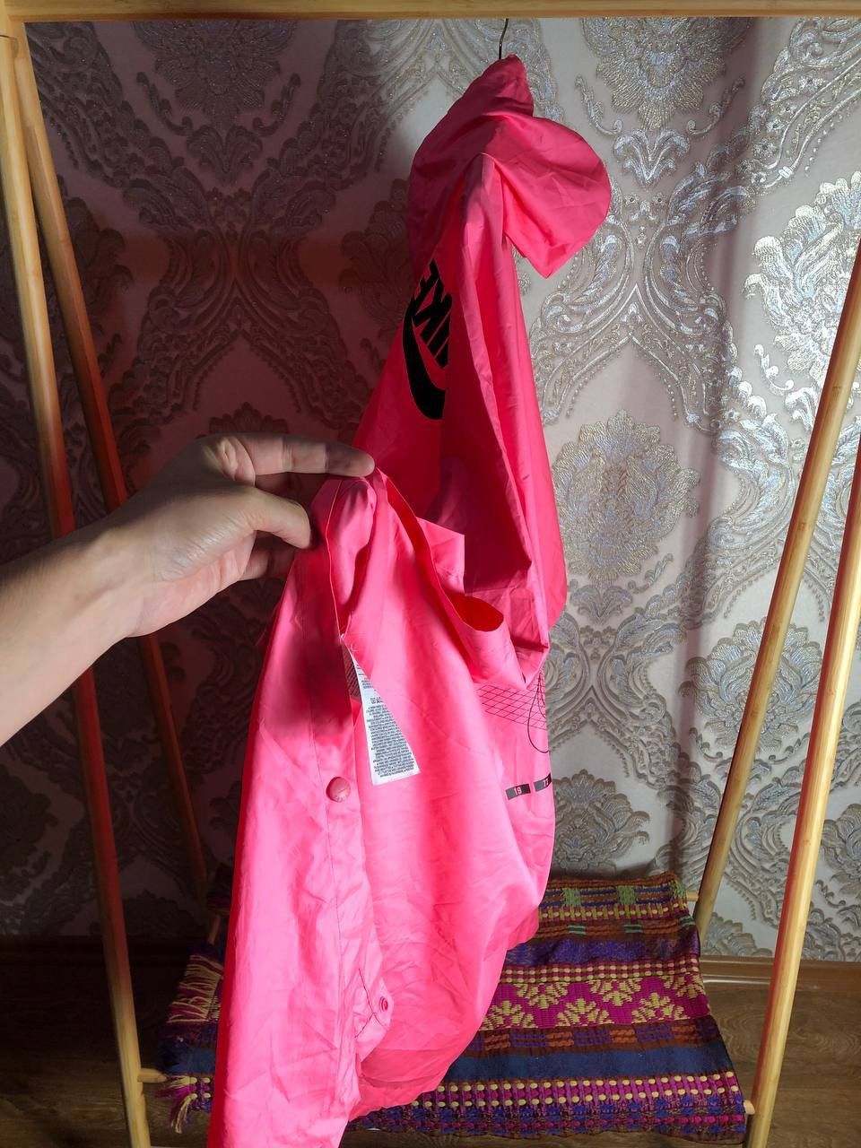 Nike × Vintage VERY RARE NIKE SPORTSWEAR WOVEN PONCHO RAIN JACKET Y2K DRILL Size US XXL / EU 58 / 5 - 7 Thumbnail