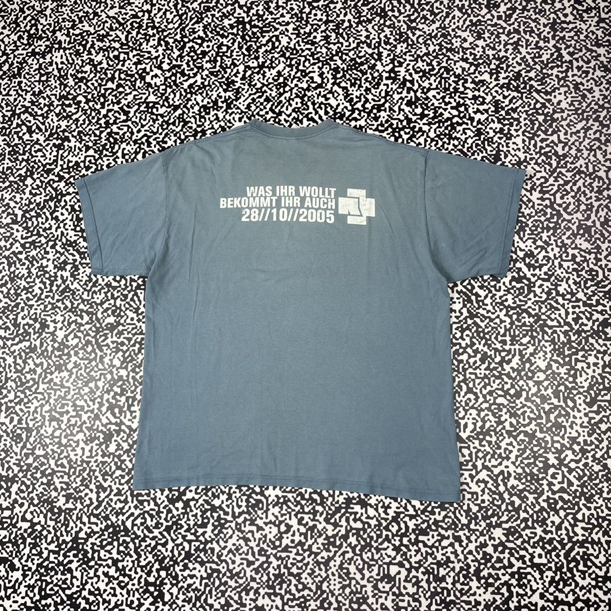 Band Tees × Vintage Vintage 00s Rammstein RosenRot 2005 Band Rock T-shirt Size US XL / EU 56 / 4 - 8 Thumbnail