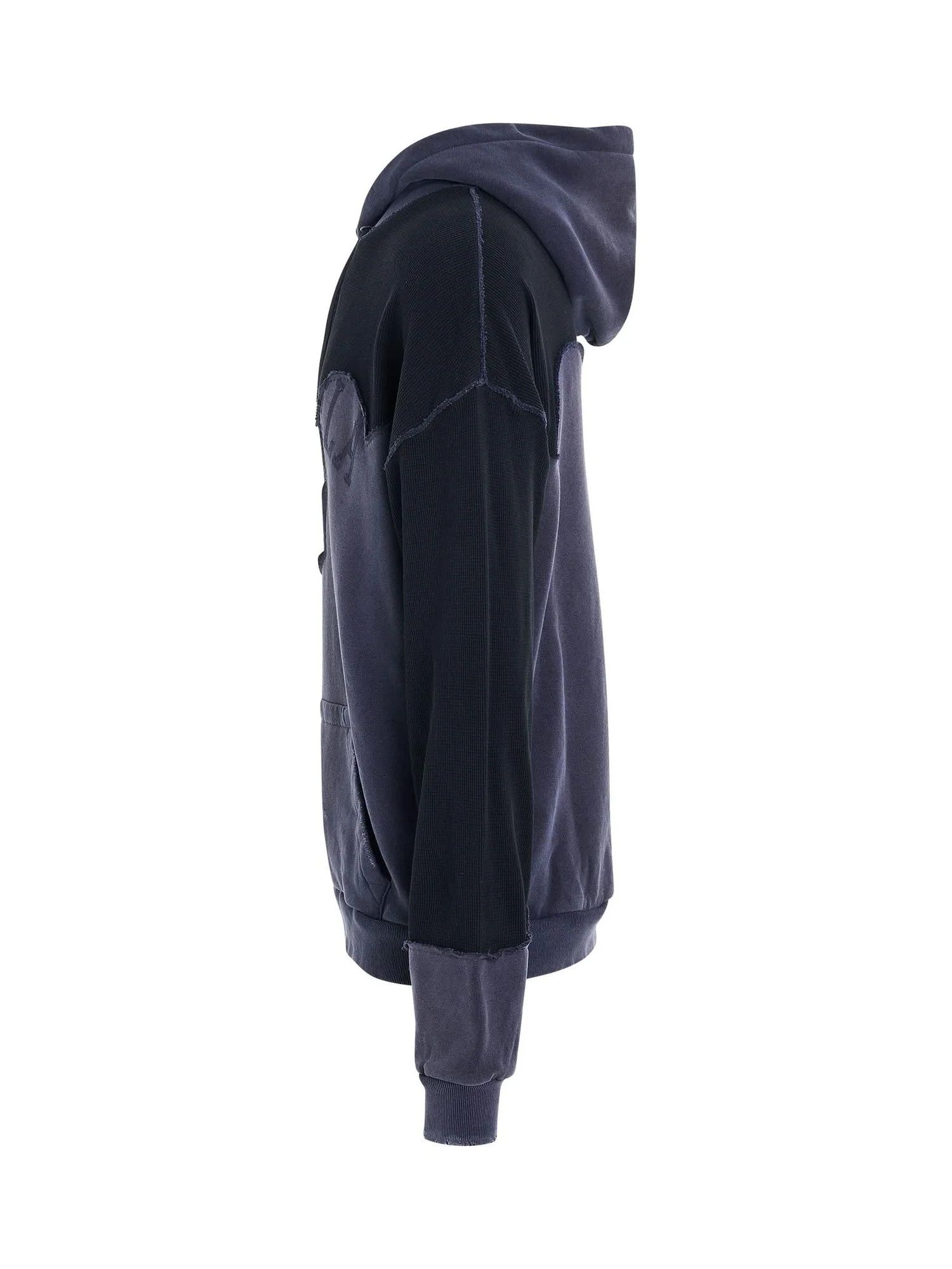 Maison Margiela o1w1db10525 Hoodie in Vintage Blue/Black Size US L / EU 52-54 / 3 - 3 Thumbnail