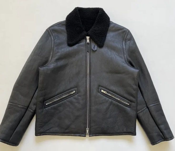 Our Legacy Our Legacy Leather Shearling Jacket Size US M / EU 48-50 / 2 - 1 Thumbnail