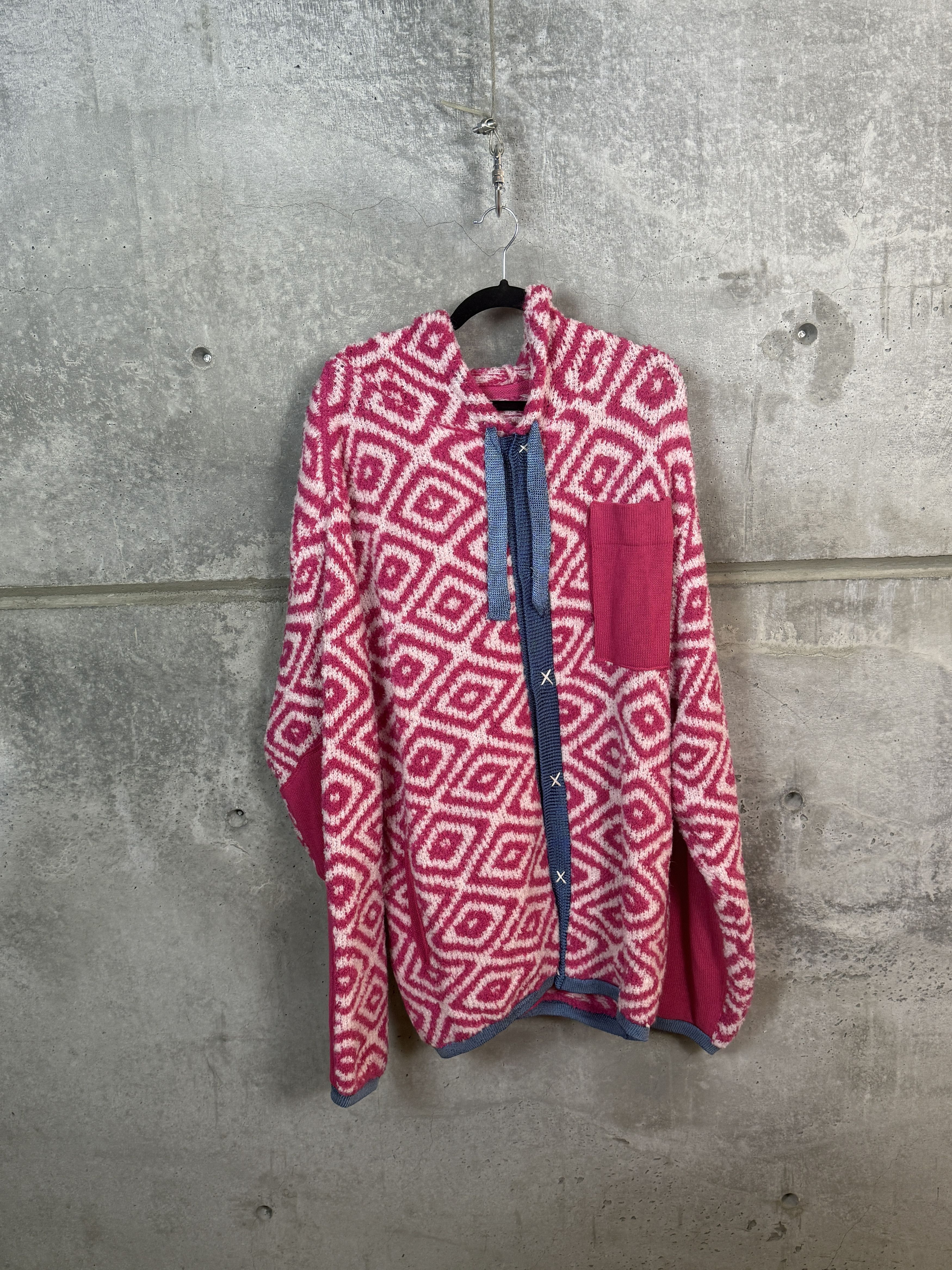 CAMP HIGH GEOMETRIC FLEECE HOODIE L/XL