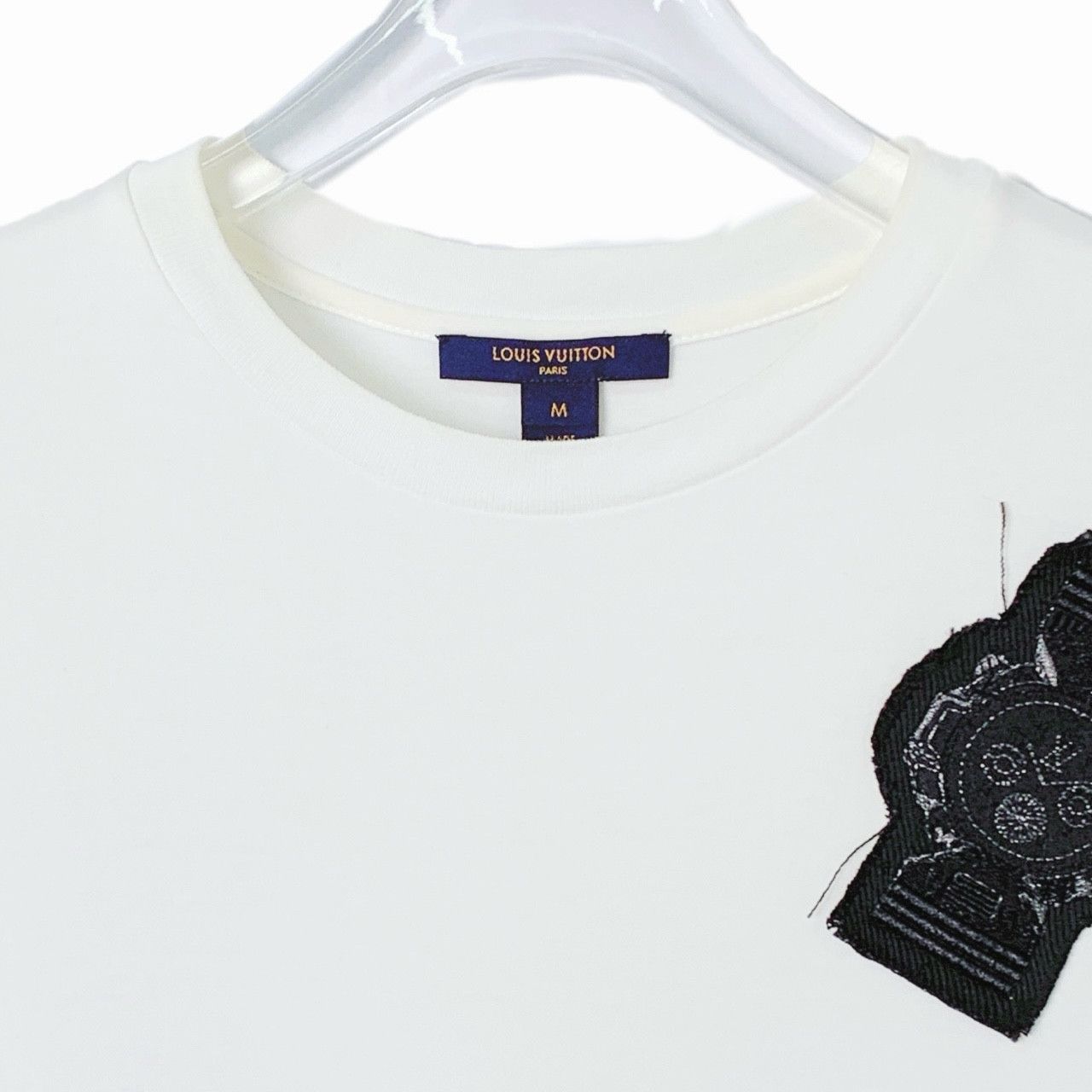 Louis Vuitton Louis Vuitton Watch Badge Embroidered T-Shirt White (M) Size US M / EU 48-50 / 2 - 3 Thumbnail