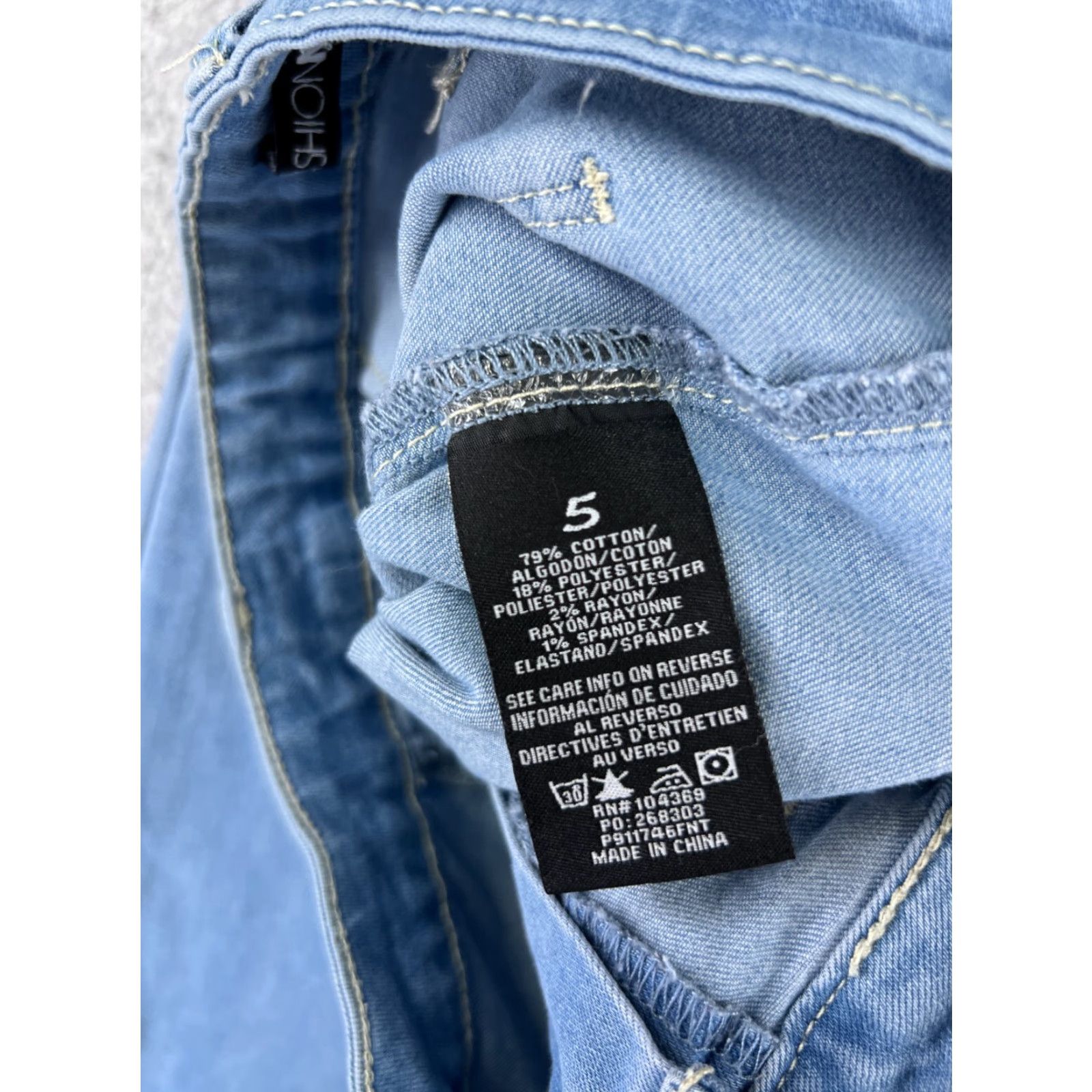 Fashion Nova Fashion Nova Jeans Womens Flared Denim 5 Blue Medium Wash 22x36 Cotton Size 27" / US 4 / IT 40 - 7 Thumbnail