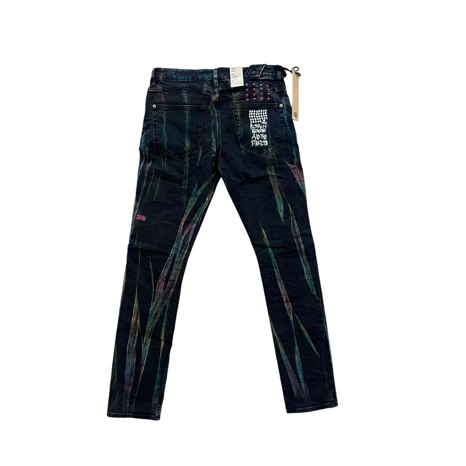 Ksubi Ksubi Jeans Mens Chitch Slim Pink Refrakt Black Size 32/32 Size US 32 / EU 48 - 5 Thumbnail