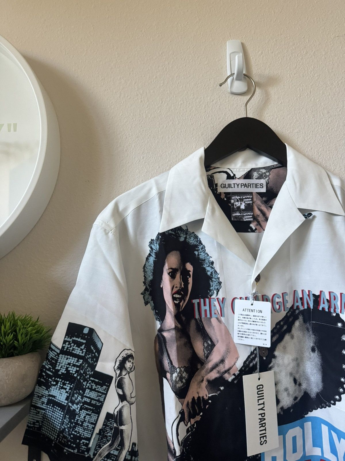 Vintage Wacko Maria Hollywood Chainsaw Hookers Button Up Size US M / EU 48-50 / 2 - 3 Thumbnail