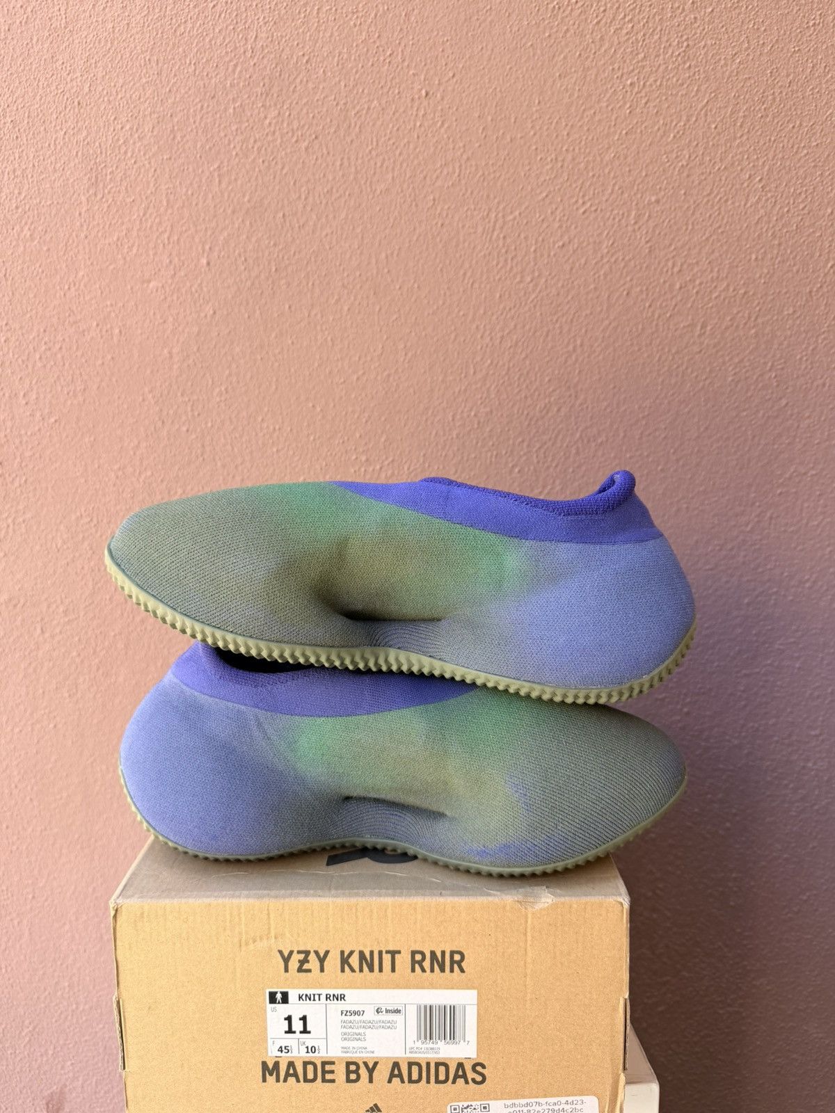 Yeezy Size 11 - adidas Yeezy Knit Runner Faded Azure Size US 11 / EU 44 - 6 Thumbnail