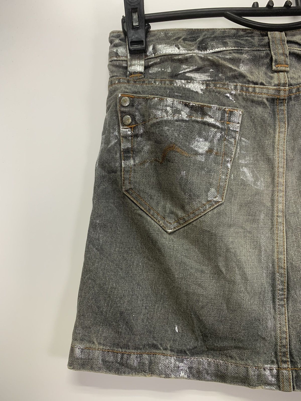 Japanese Brand Rivet & Blue Distress Short Skirt Size 28" / US 6 / IT 42 - 9 Thumbnail