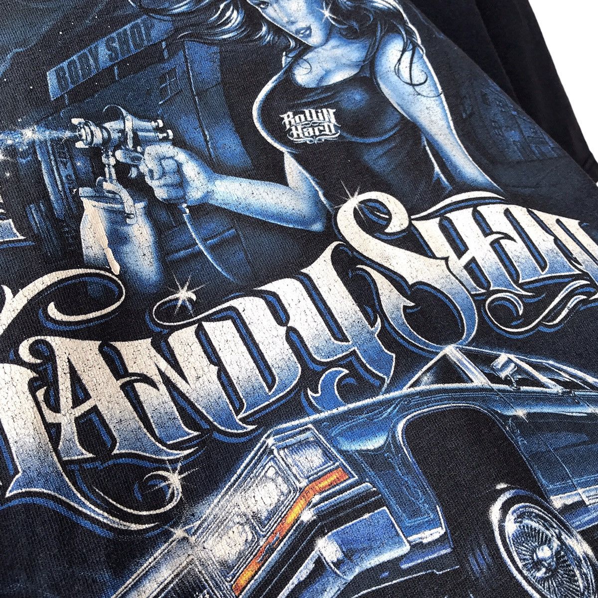 Alstyle × ODM × Vintage Rollin’ Hard Kandy Shop Vintage 2000s Lowrider Art Tee Size US L / EU 52-54 / 3 - 5 Thumbnail