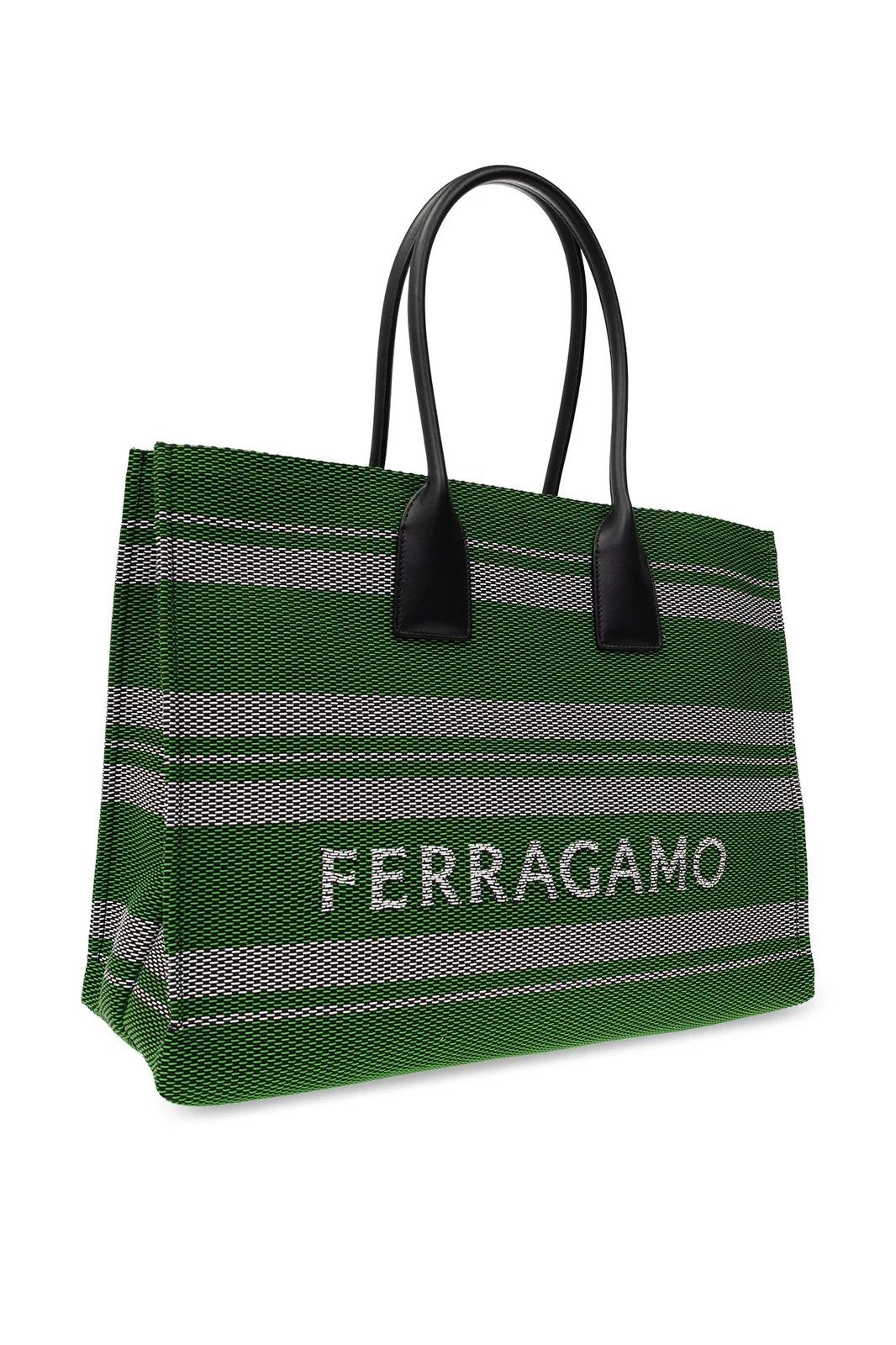 Salvatore Ferragamo o1s1rm0924 Size: OS / Tote Bag in Green/Grey Size ONE SIZE - 3 Thumbnail