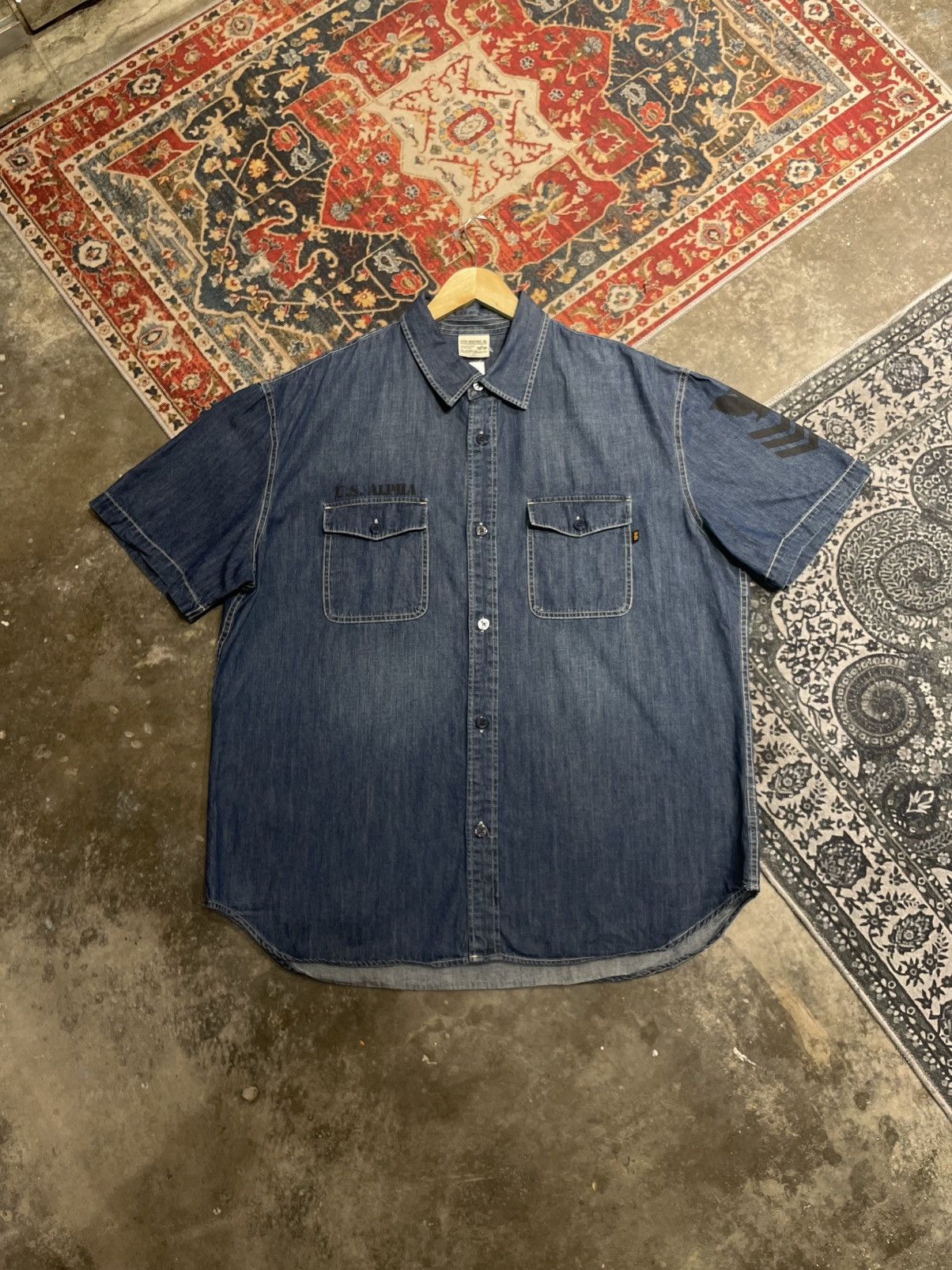 Alpha Industries Alpha Industries denim shirt Size US L / EU 52-54 / 3 - 1 Thumbnail
