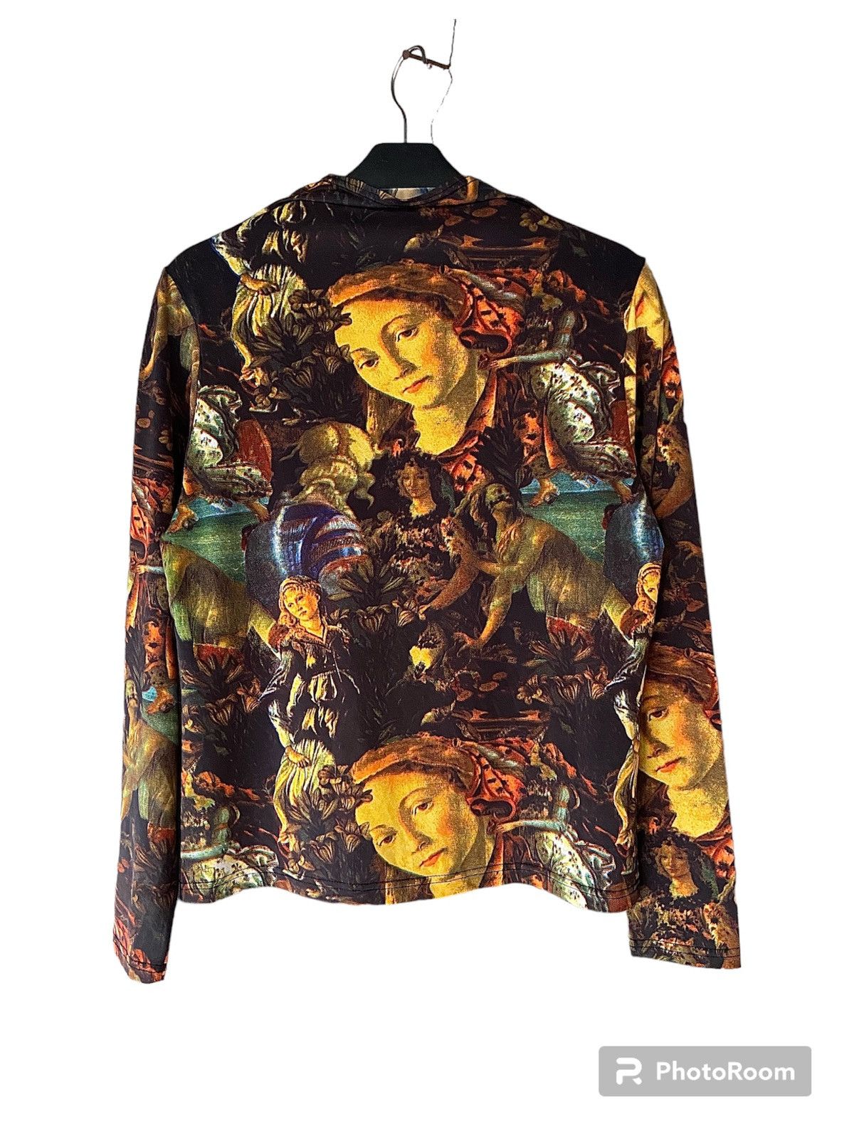 image of Hysteric Glamour x If Six Was Nine Japanese Ave Maria Printed Art Long Sleeve in Brown (Size Small)