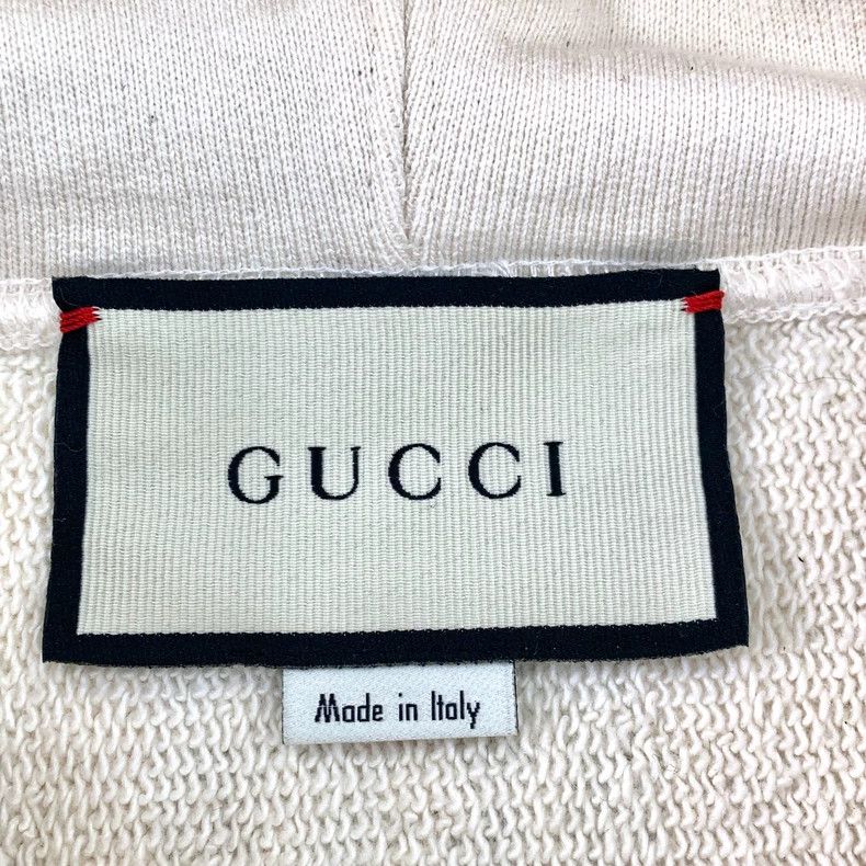 Gucci Gucci Declaration Series Beige Mask Letter Print Cotton Hoo Size US S / EU 44-46 / 1 - 6 Thumbnail