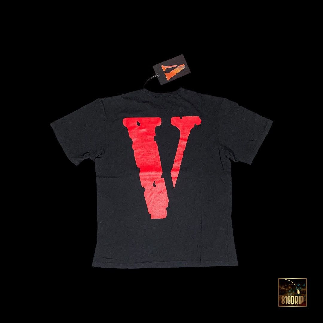 Vlone Vlone Red Staple Tee Black (M) Size US M / EU 48-50 / 2 - 2 Thumbnail