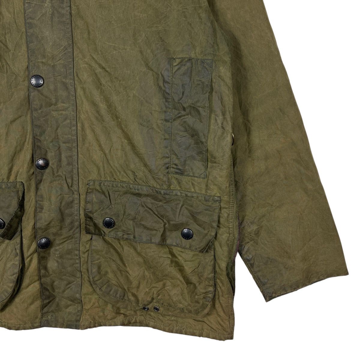 Barbour 🔥 VINTAGE BARBOUR BEAUFORT WAXED JACKET MADE IN ENGLAND Size US M / EU 48-50 / 2 - 6 Thumbnail