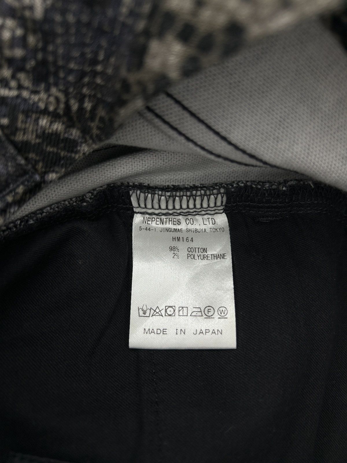 Needles S/S 21 Skinny Python Printed Denim Size US 30 / EU 46 - 10 Thumbnail