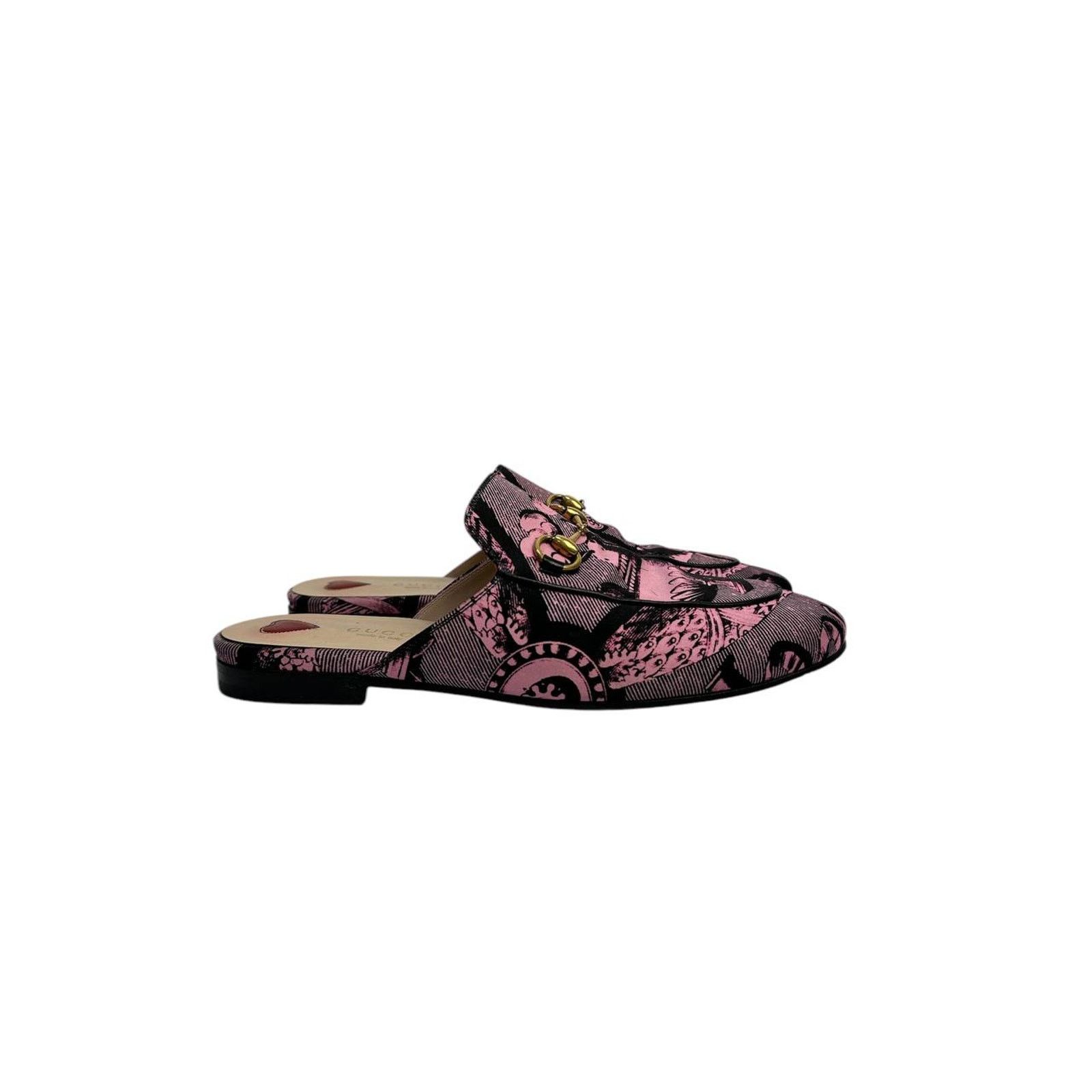 Gucci Gucci Princetown Horsebit Accent Leather Mules Sz.37 Size US 7 / IT 37 - 2 Thumbnail