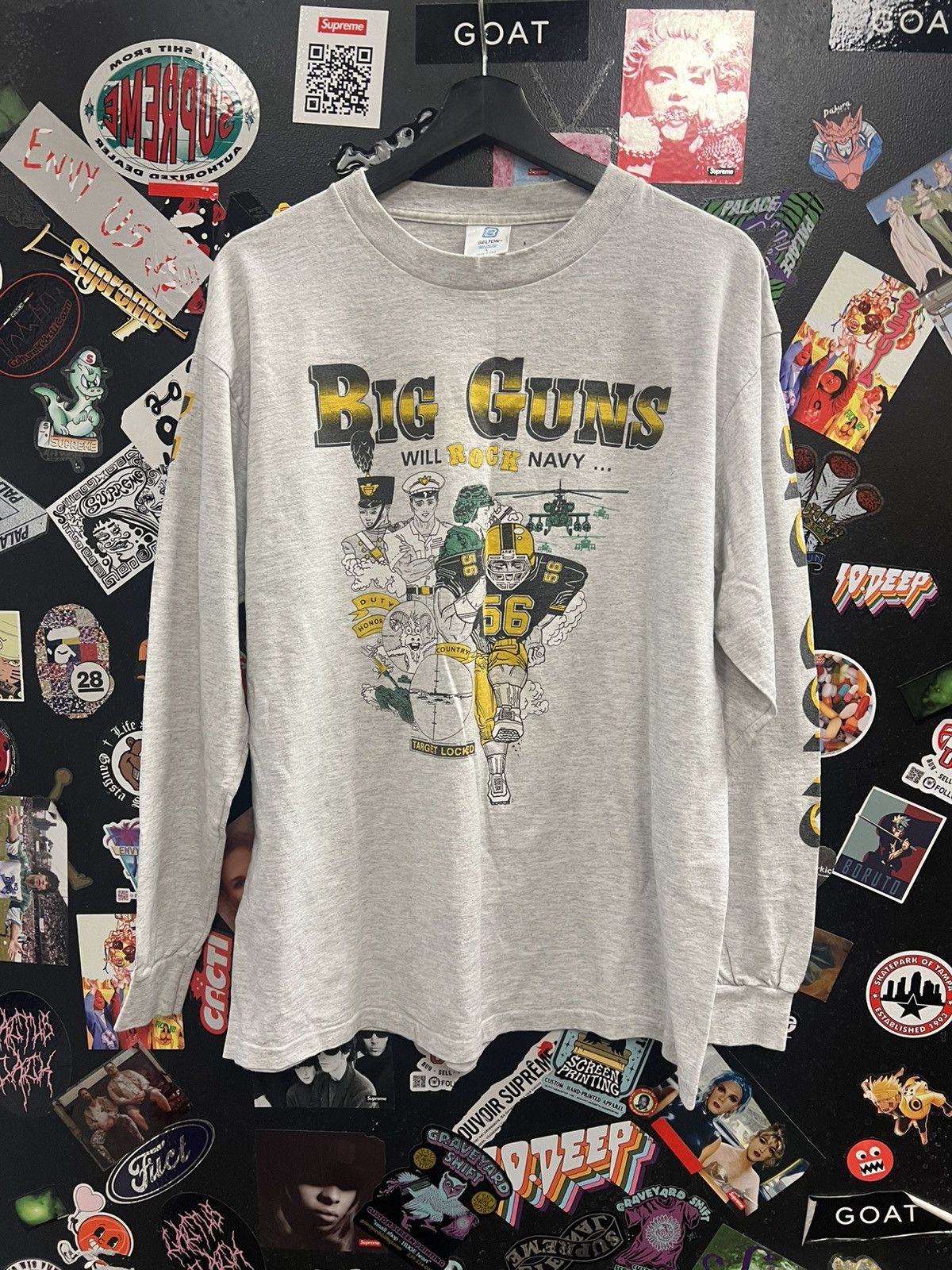 Vintage Army Football Beat Navy Shirt