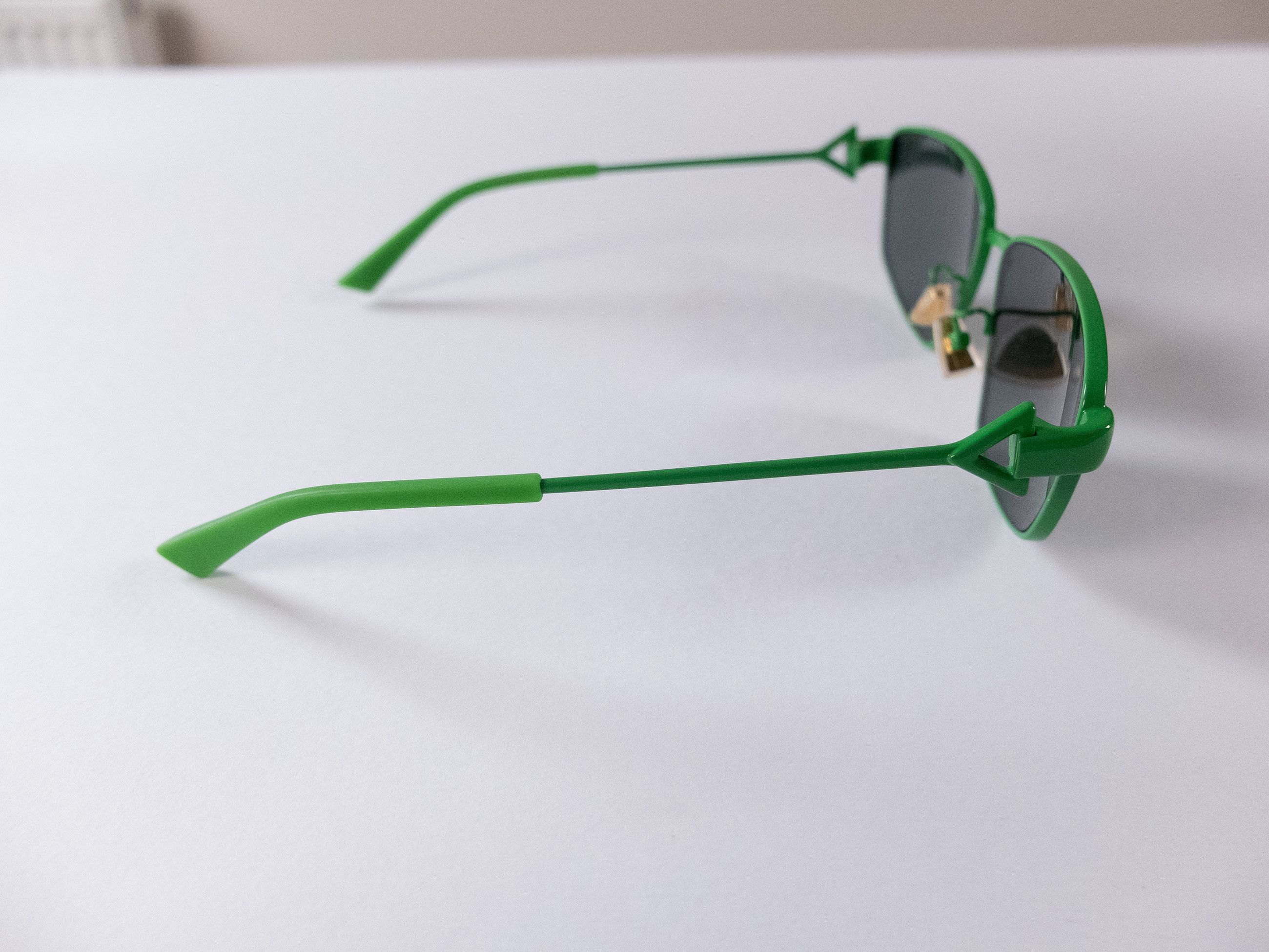 Bottega Veneta BOTTEGA VENETA Turn green square metal sunglasses BV1185S Size ONE SIZE - 5 Thumbnail