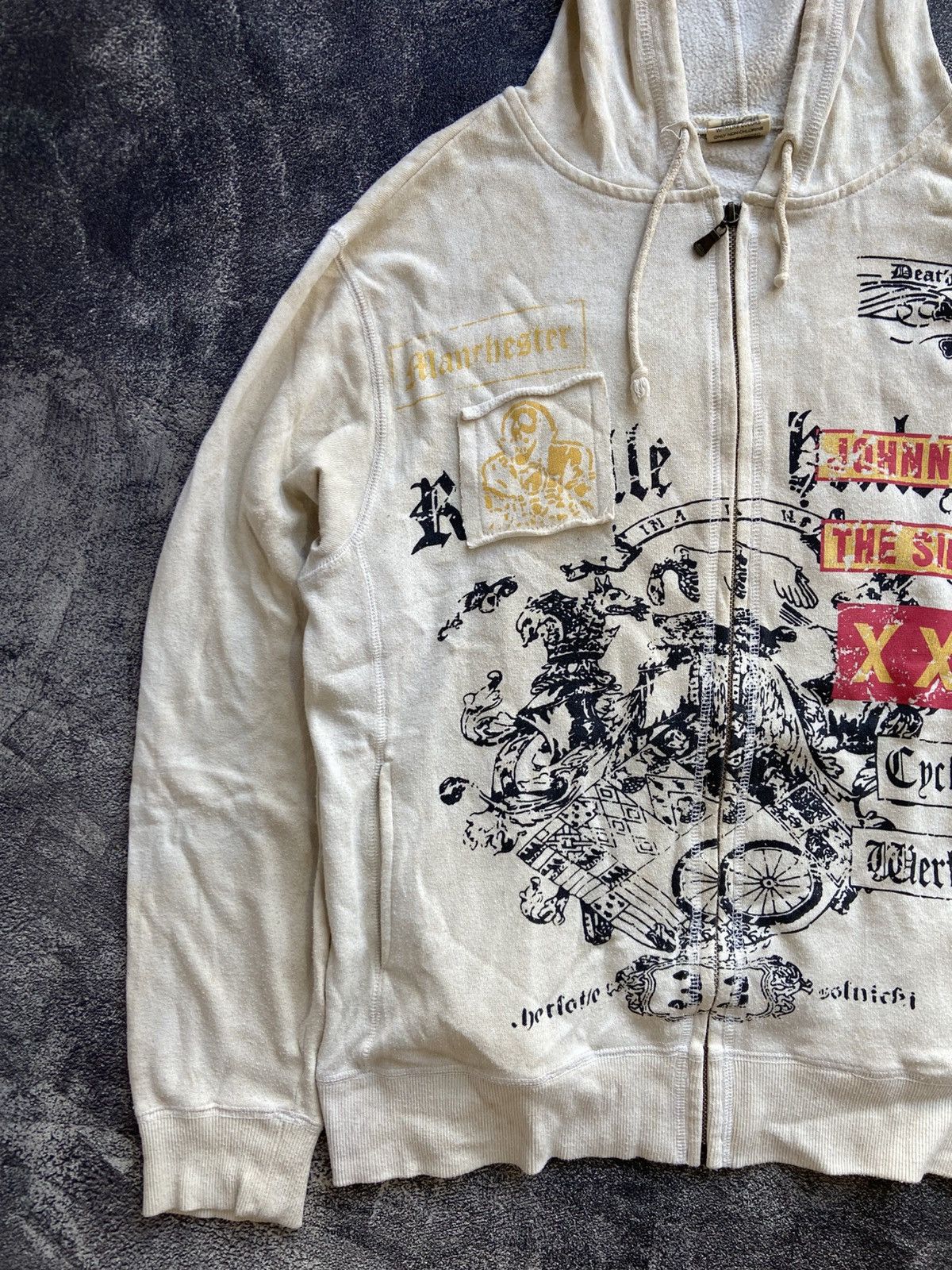 Hysteric Glamour Well Spring Thrashed Poems Hoodie Size US L / EU 52-54 / 3 - 2 Thumbnail