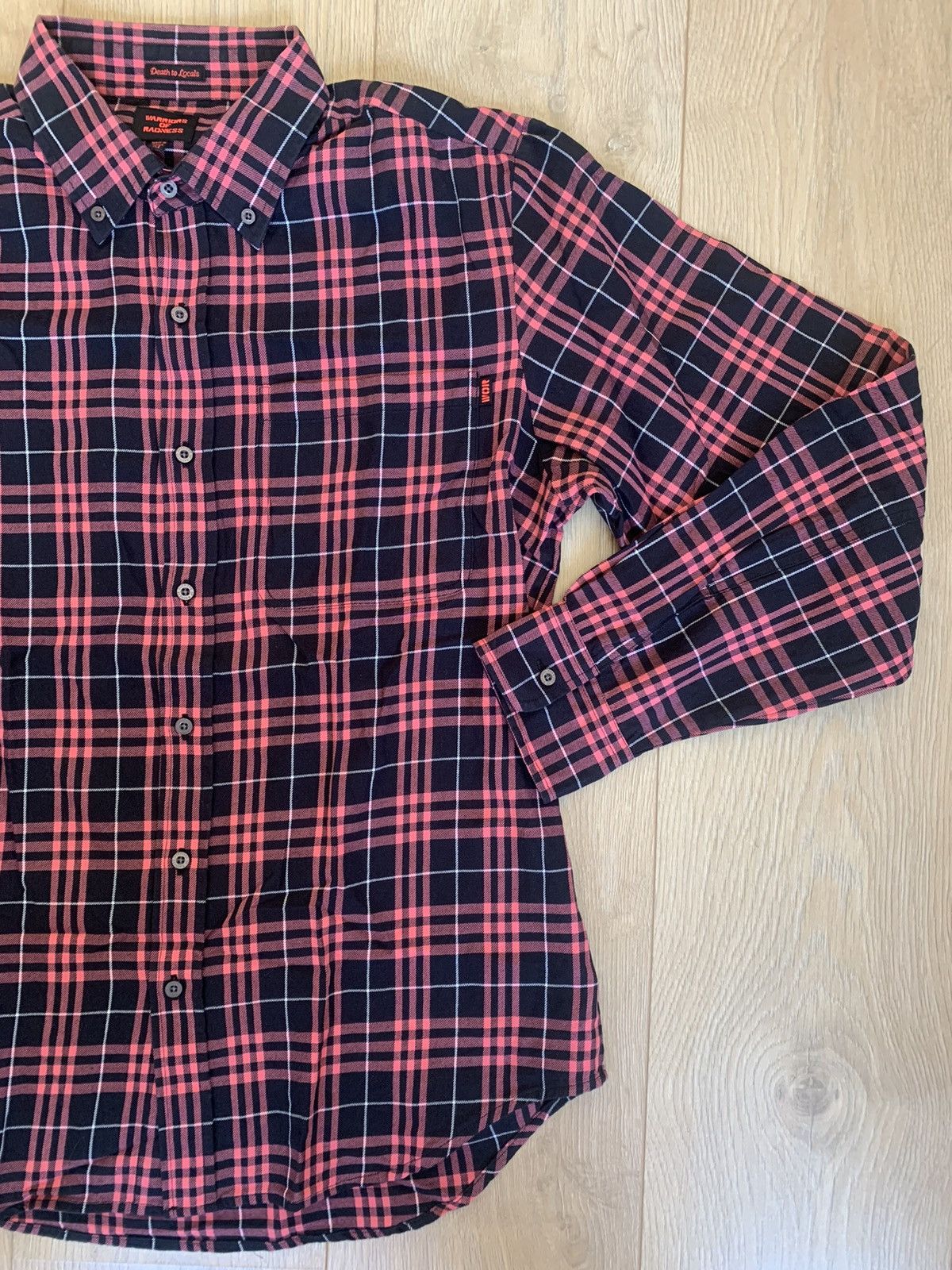 Warriors of Radness button down shirt - medium - like new