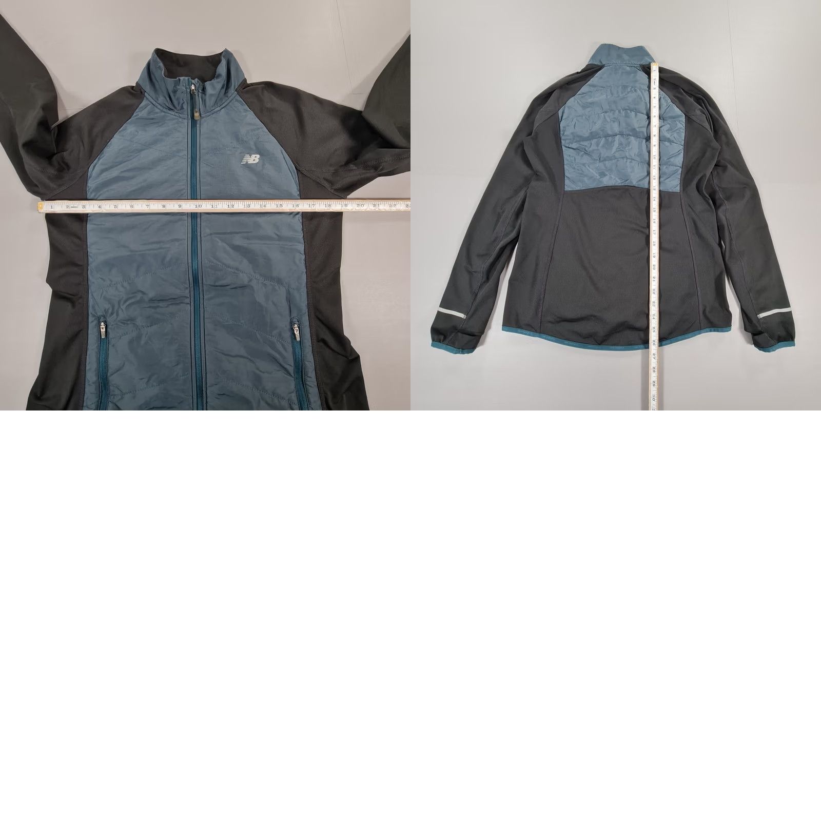 New Balance New Balance Womens Jacket Blue Black Medium 12 UK Full Zip Lightweight Jacket Womens, Activewear, 12 UK, Blue, Full Zip, Lightweight, Pockets Size M / US 6-8 / IT 42-44 - 8 Thumbnail