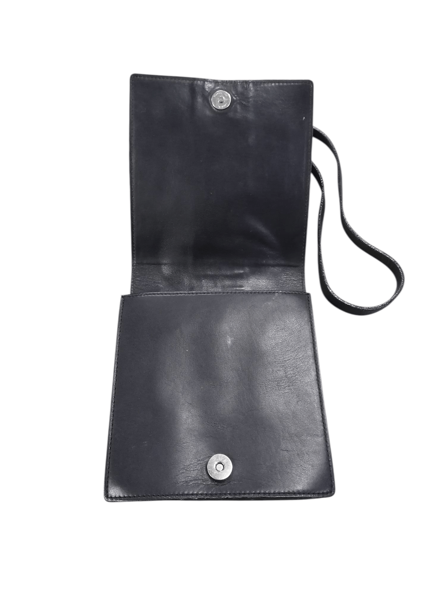 Jean Paul Gaultier Vintage 90s Jean Paul Gaultier Black Leather Crossbody Bag Size ONE SIZE - 2 Thumbnail