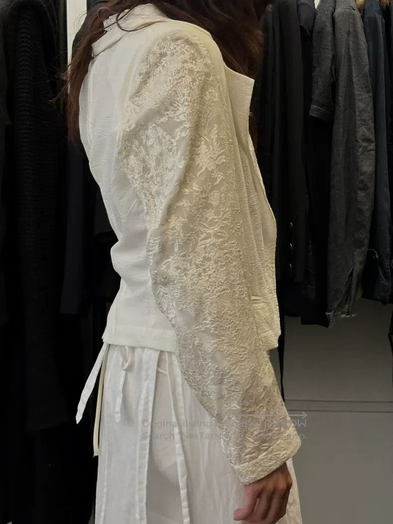 Ann Demeulemeester Ann Demeulemeester 40 bridal short jacket Size M / US 6-8 / IT 42-44 - 1 Thumbnail