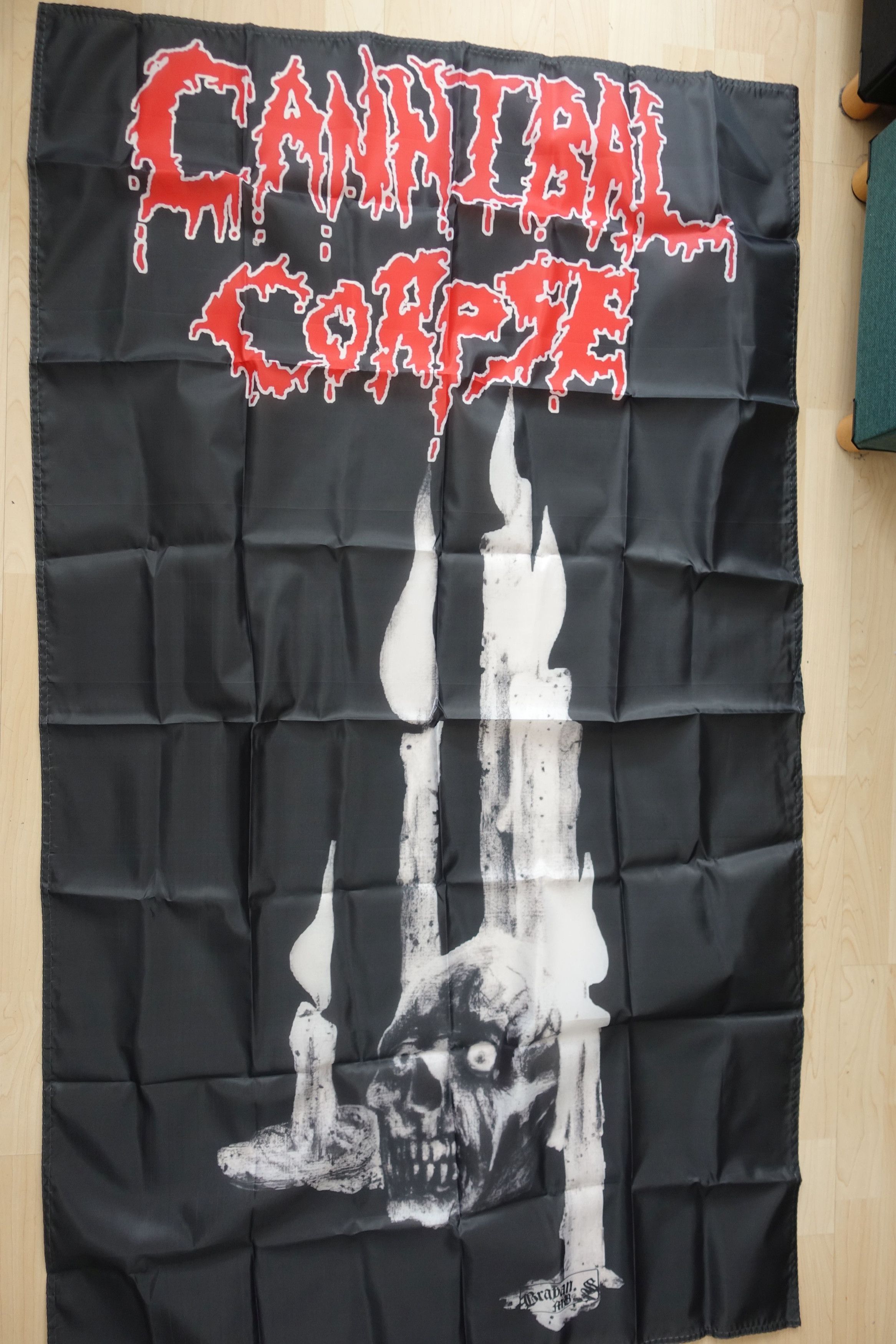 Cannibal Corpse "Hammer smashed face" big flag Death Metal