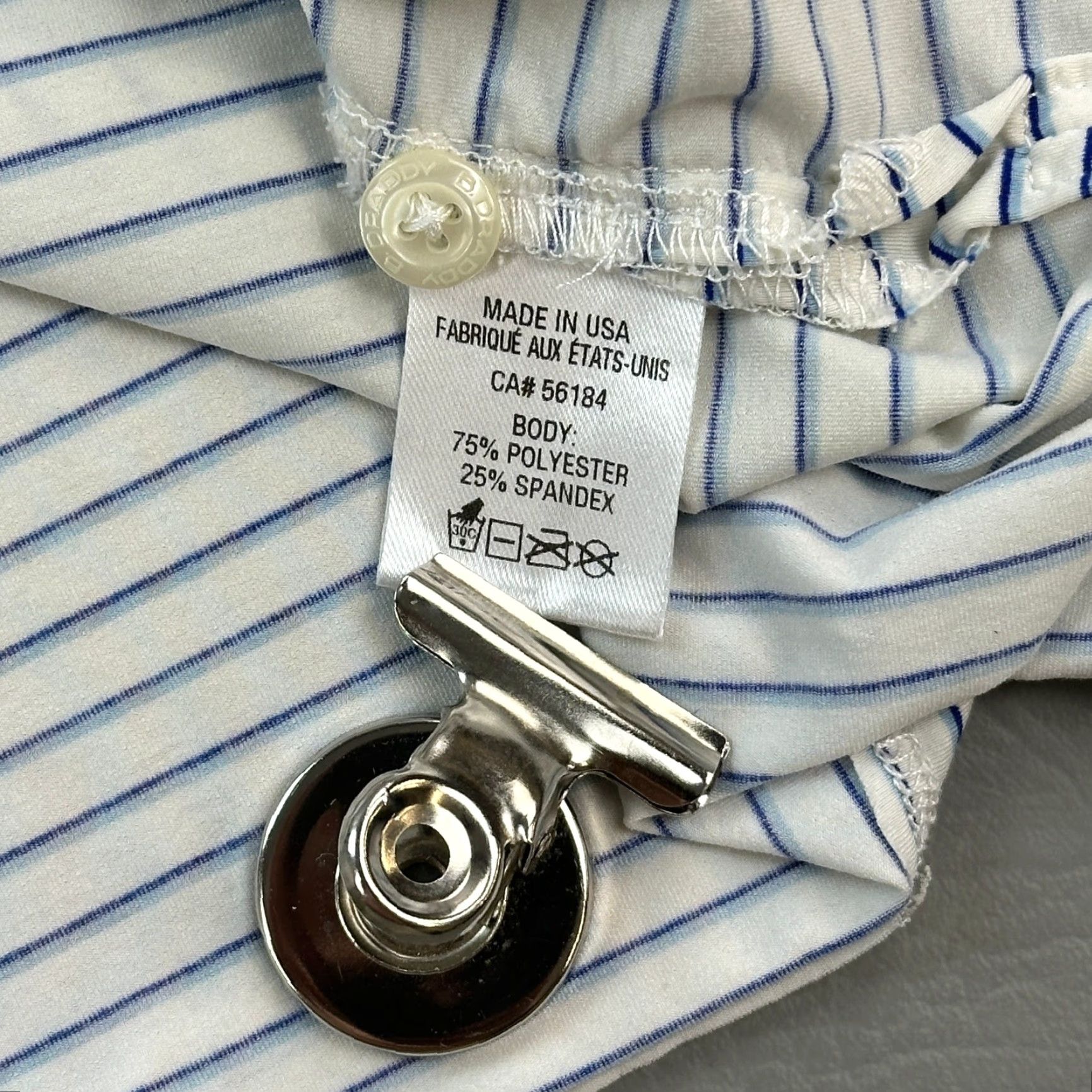 Vintage B Draddy Sport Polo Shirt Mens Large White Stripe Embroidered Logo Golf USA Made Shirt Mens Large White Stripe Logo Embroidered Golf USA Made Size US L / EU 52-54 / 3 - 4 Thumbnail