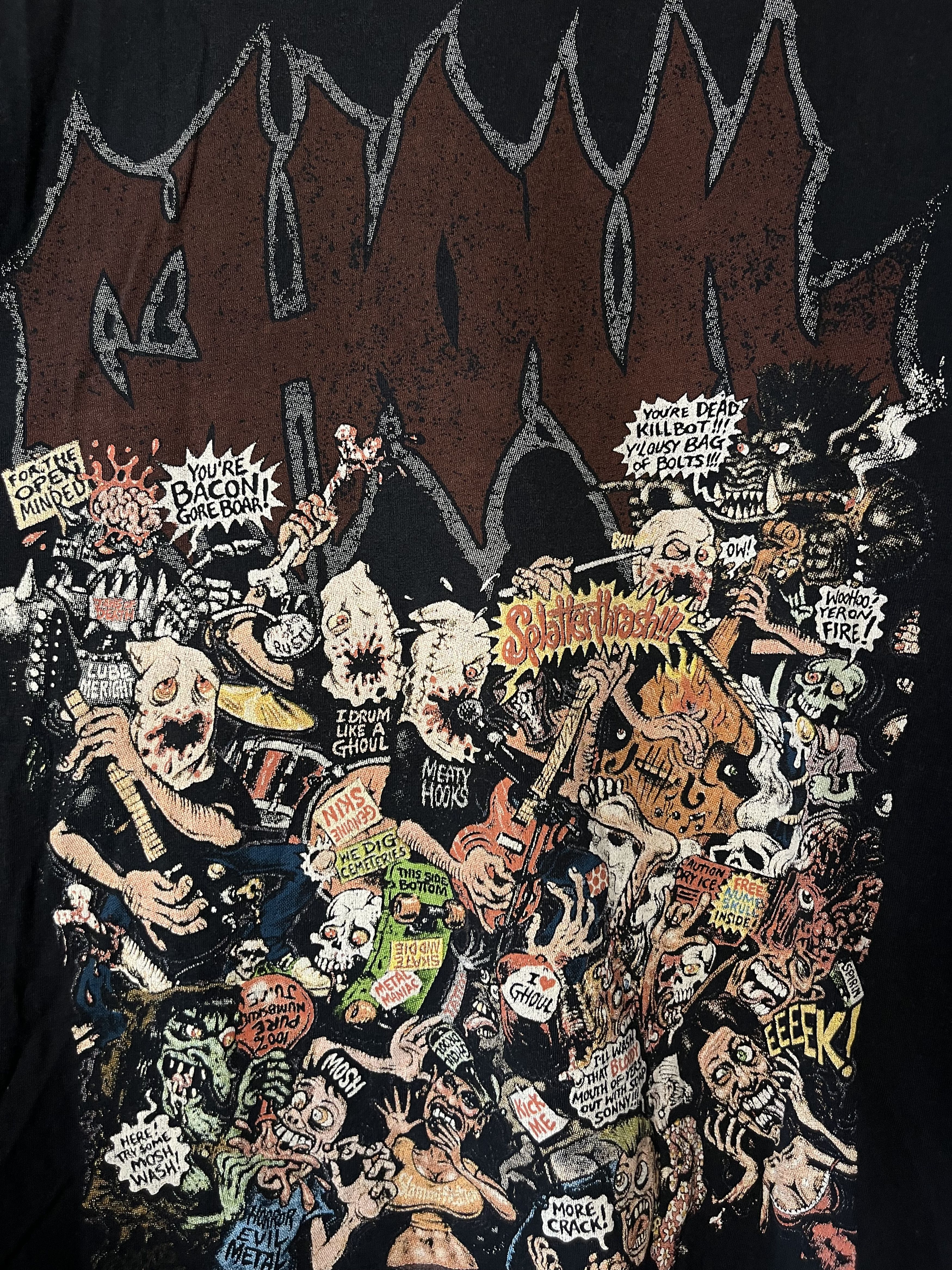 Band Tees × Vintage Vintage Ghoul Splatter Thrash Death Metal Size US M / EU 48-50 / 2 - 3 Thumbnail