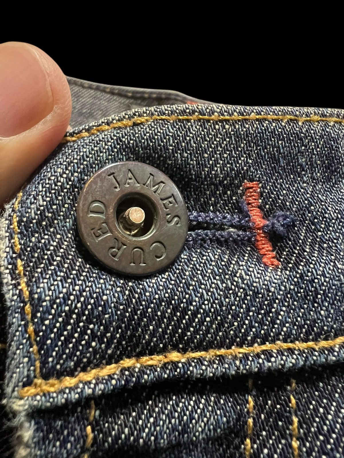 Japanese Brand × Vintage 💥Flare💥Vintage 90’s Style Dry Age Washed Jeans Size US 29 - 10 Thumbnail