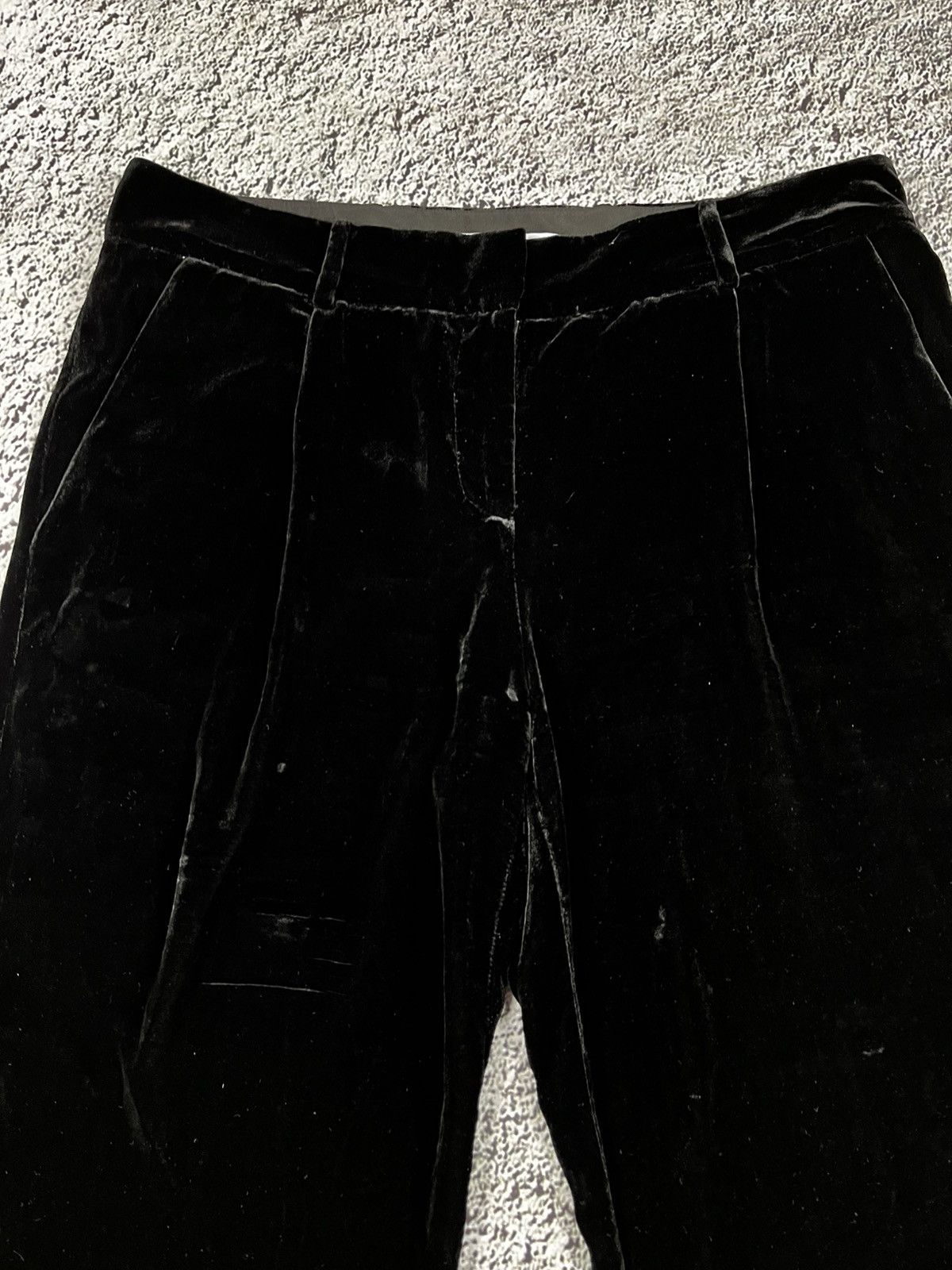 Diane von Furstenberg Vintage Y2K Diane Von Furstenberg velvet old money pants Size 27" / US 4 / IT 40 - 6 Thumbnail