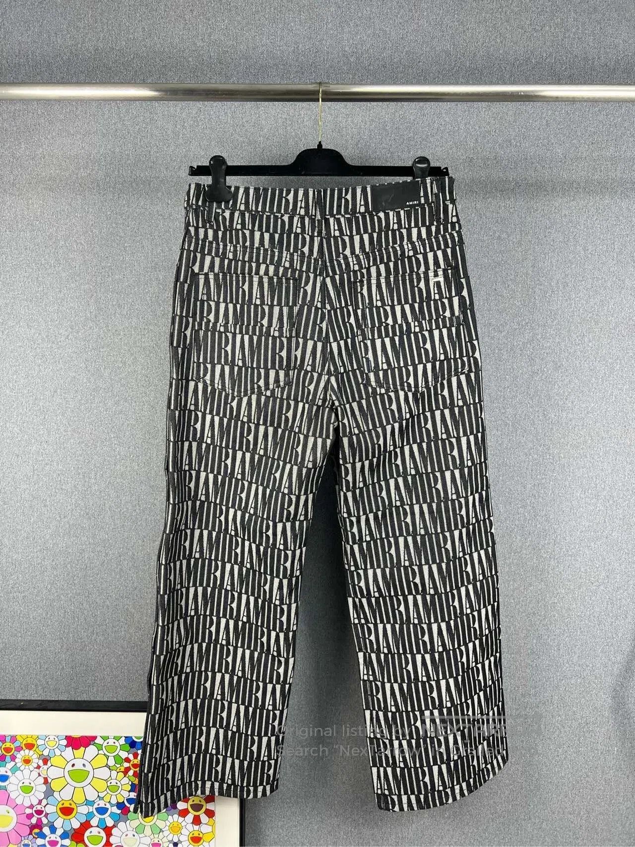 Amiri AMIRI Letter Logo Side Button Jeans. Size US 32 / EU 48 - 2 Thumbnail