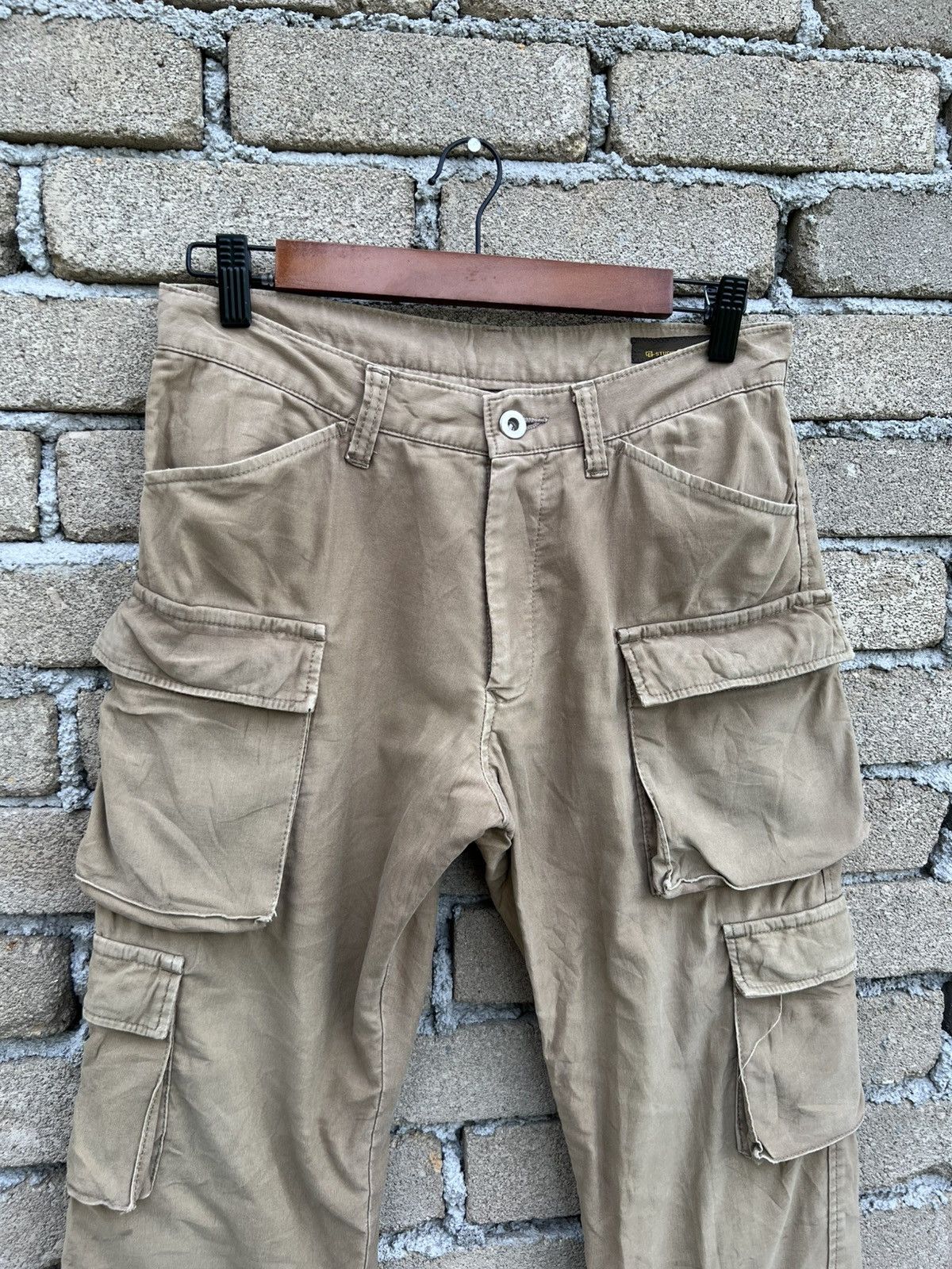 Japanese Brand Studio Oribe Cargo Bondage Pants Waist 28" Size US 28 / EU 44 - 5 Thumbnail