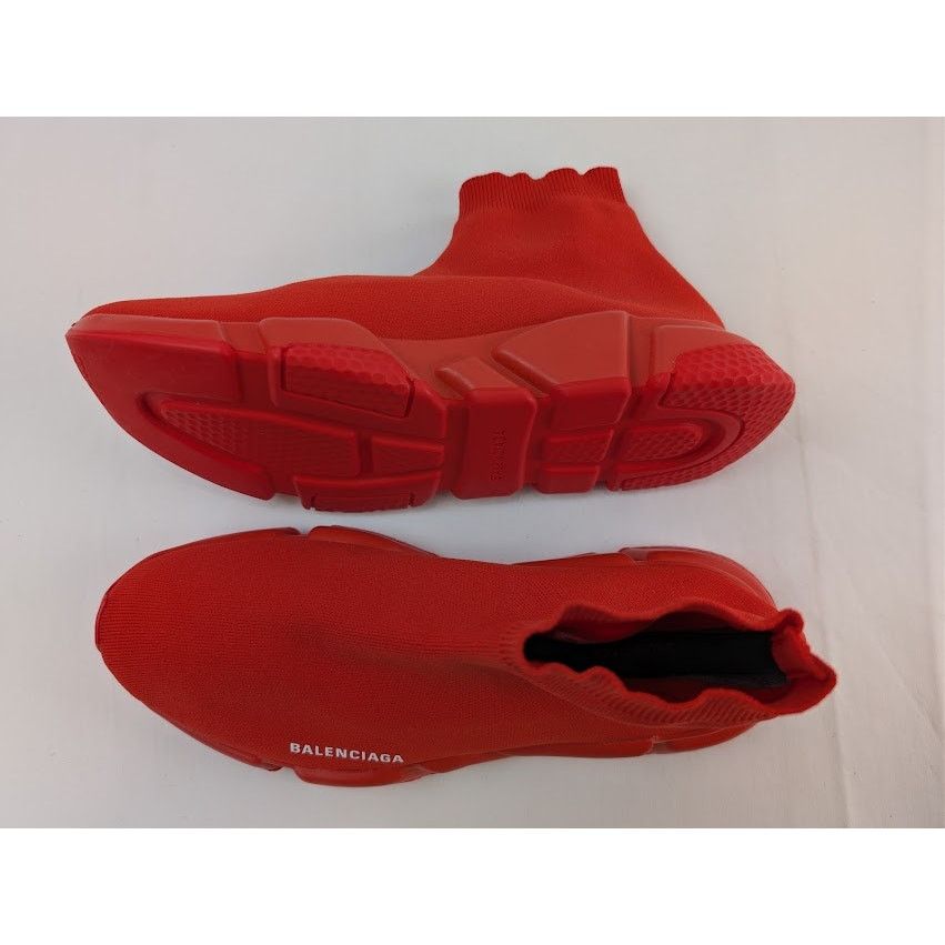Balenciaga o1rshd1 Speed LT Sneaker in Red Size US 11 / EU 44 - 1 Thumbnail