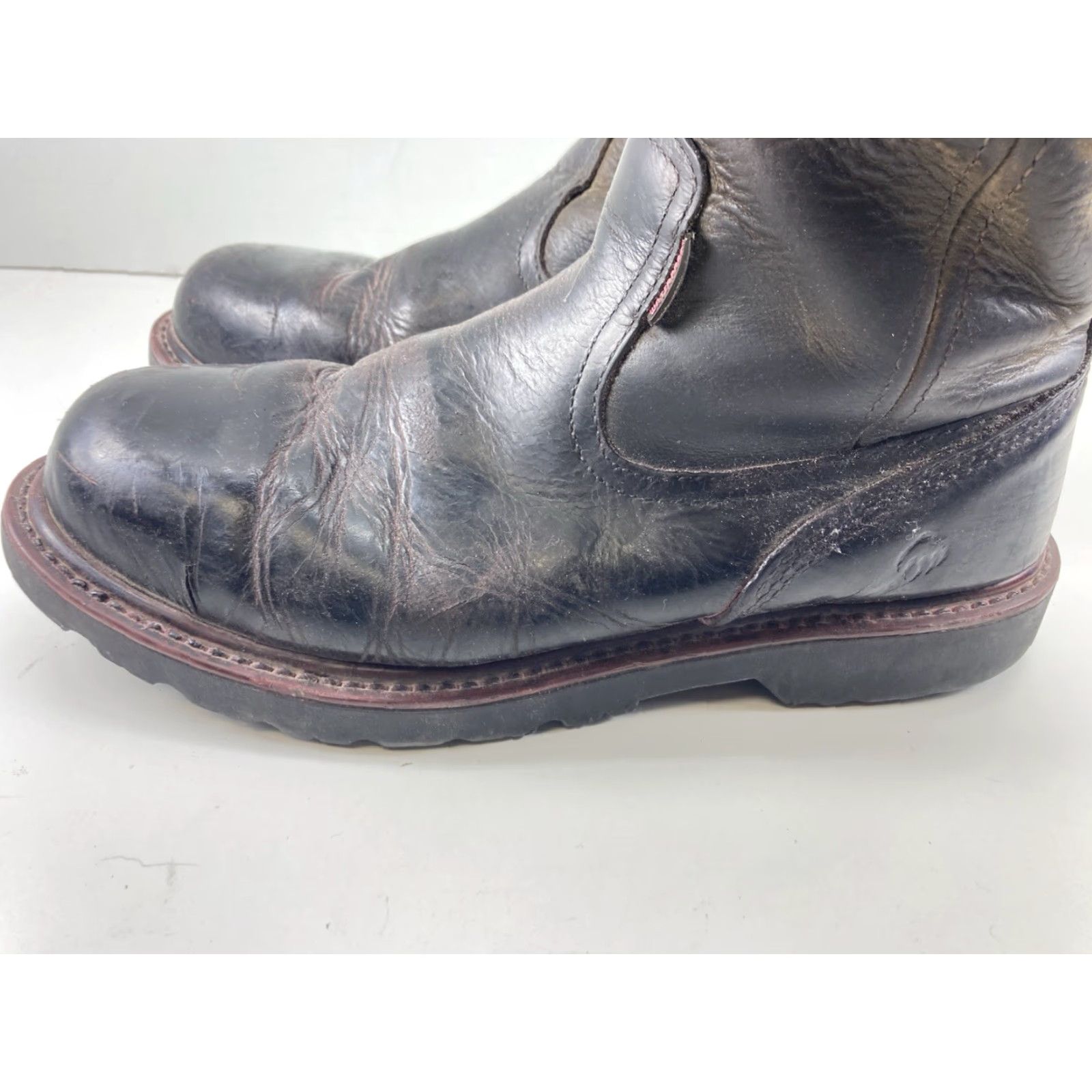 Vintage Wolverine Floorhand Steel Toe Work Boots Men Size 8.5 M Brown Leather W10680 Size US 9 / EU 42 - 4 Thumbnail