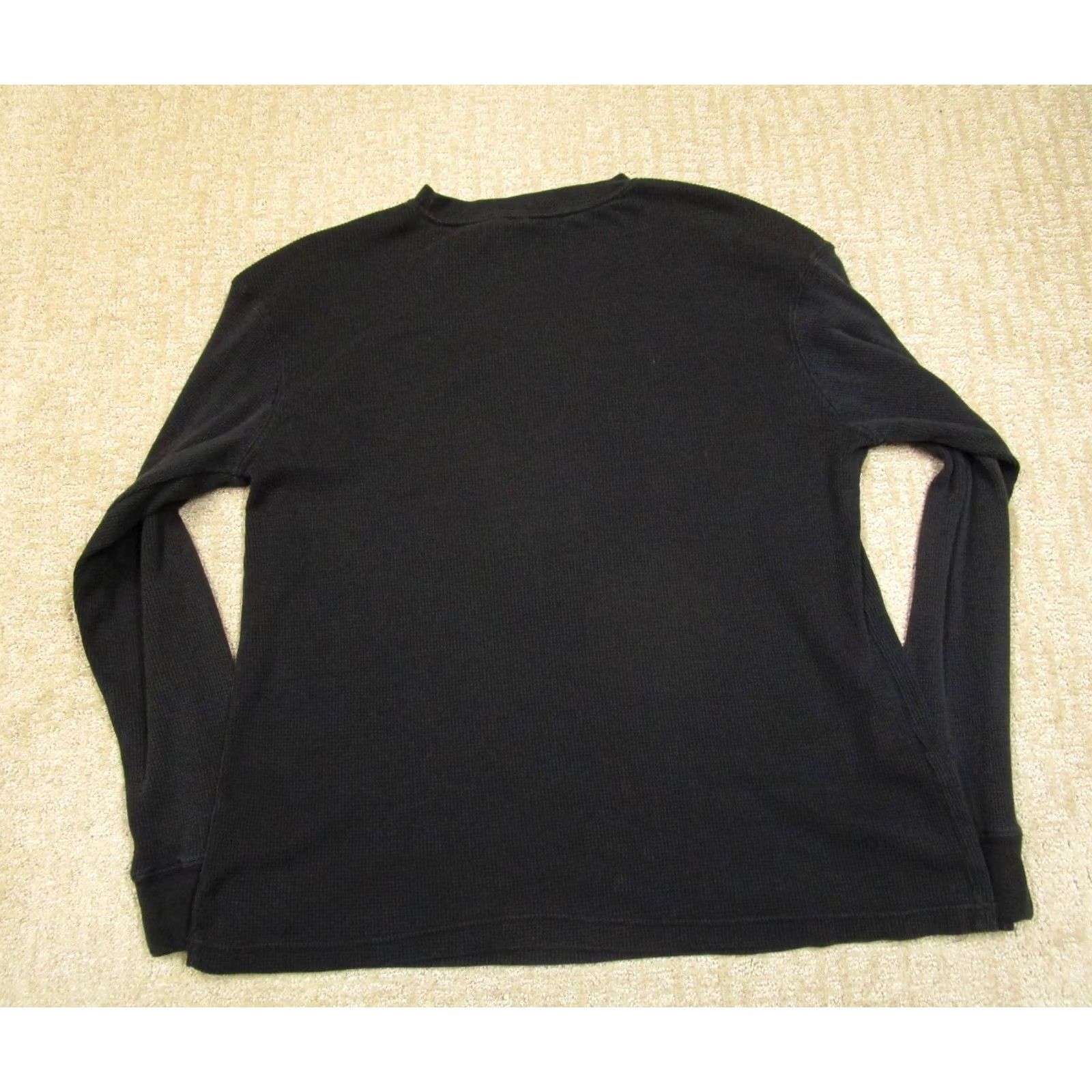 Southpole Southpole Shirt Men XL Black Thermal Waffle Long Sleeve Graphic Print Hip Hop Size US XL / EU 56 / 4 - 3 Thumbnail