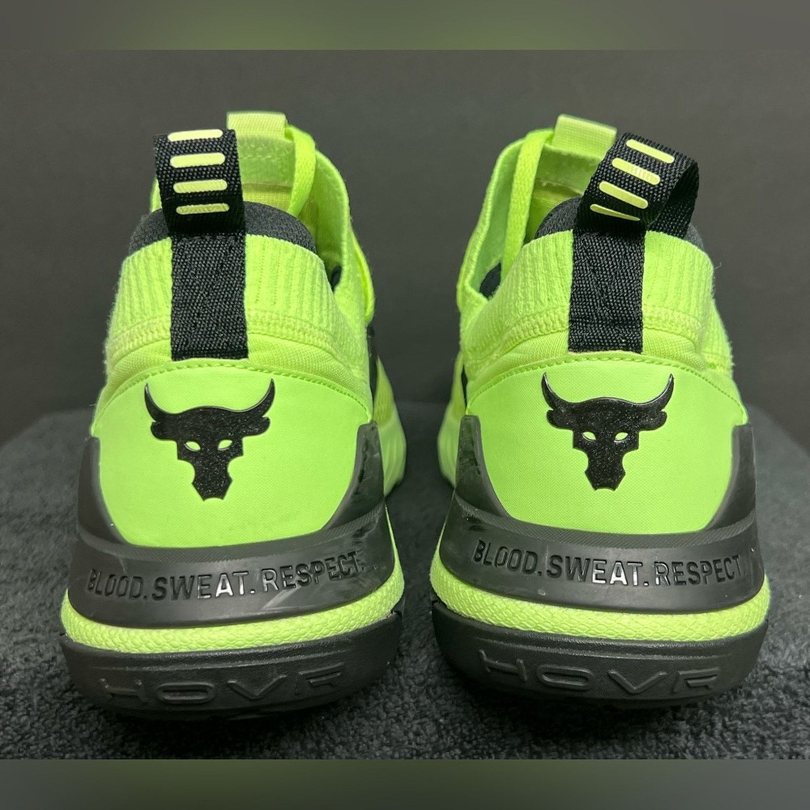 Under Armour Under Armour Project Rock 4 'Quirky Lime' Green/Black Men Size US 11.5 / EU 44-45 - 8 Thumbnail