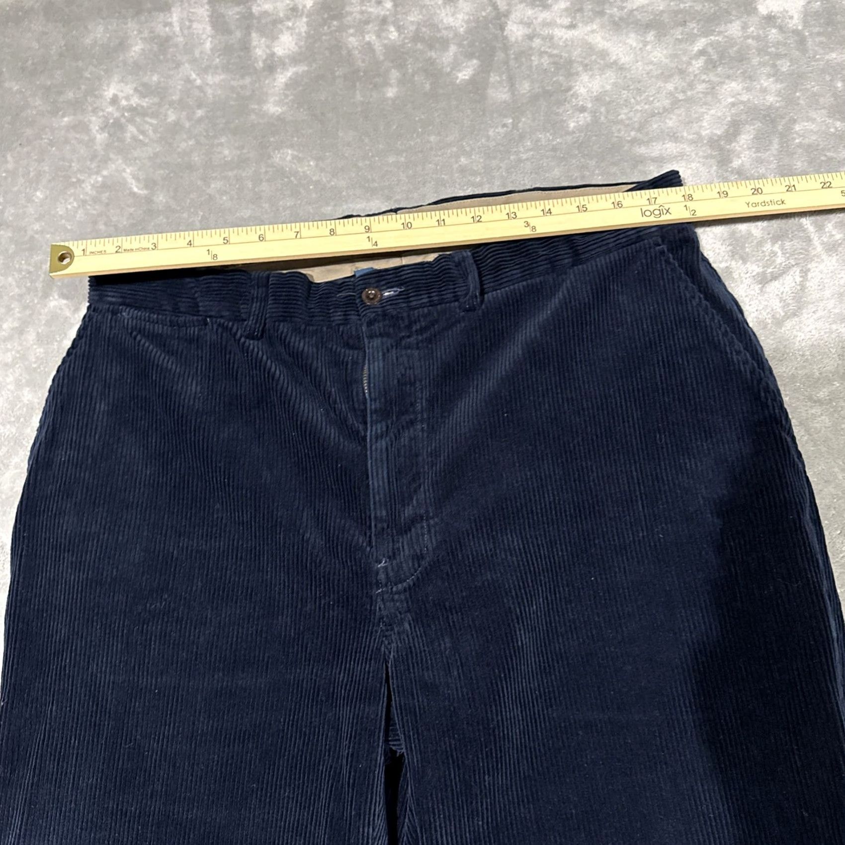 Polo Ralph Lauren VINTAGE Polo Ralph Lauren Corduroy Pants Main Selling Point Navy Blue 36x30 90s Preppy USA Mens Regular Straight Chino Doors? Size US M / EU 48-50 / 2 - 3 Thumbnail