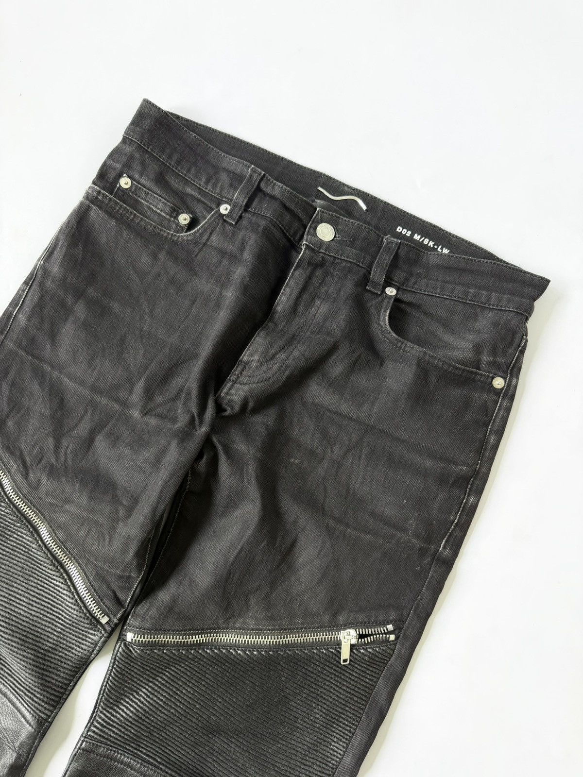 Saint Laurent Paris Saint Laurent by Hedi Slimane S/S16 Biker Denim Pants Size US 31 - 3 Thumbnail